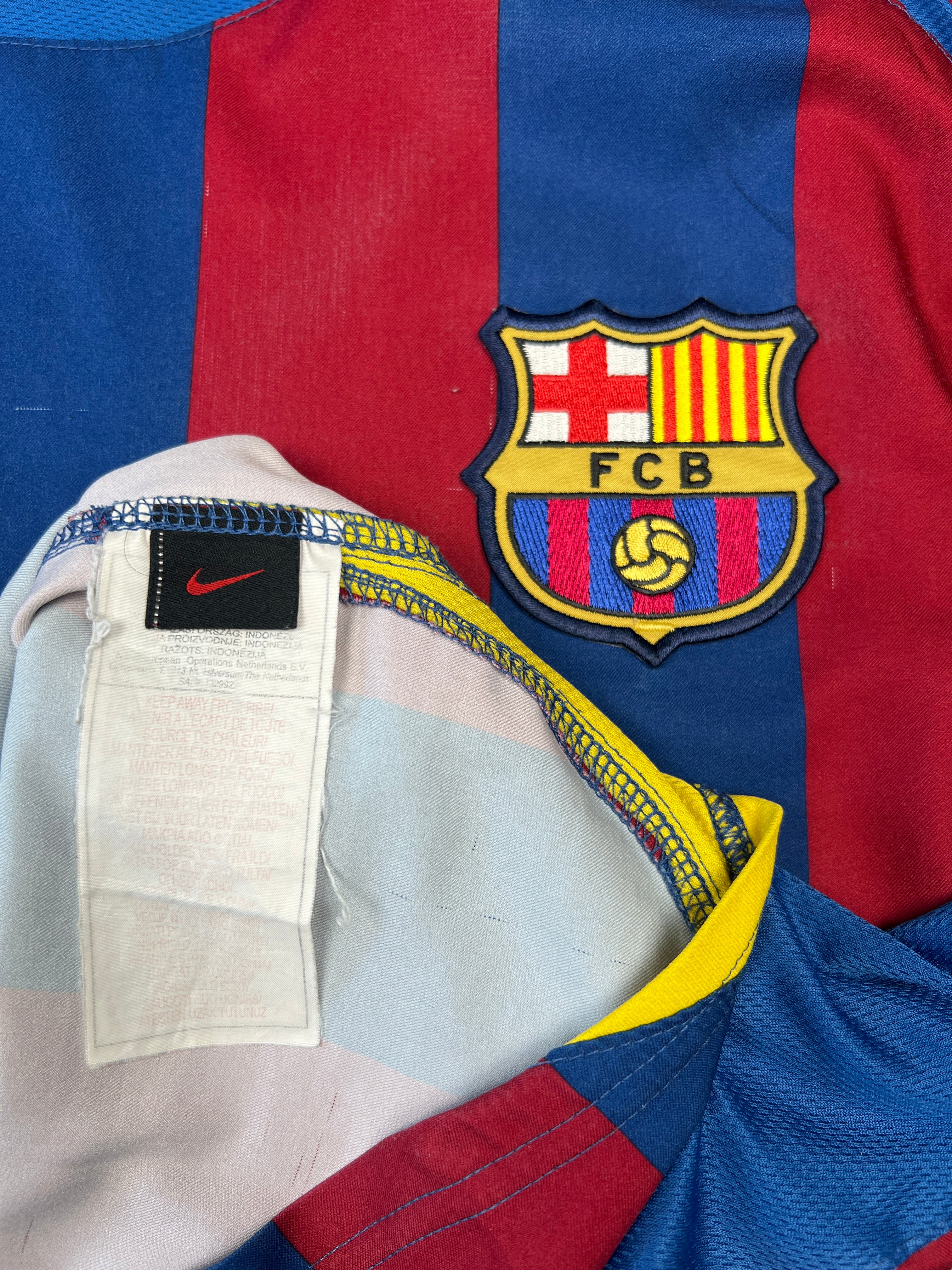 Barcelona 2005-06 "Ronaldinho" Heim Trikot (M) nike