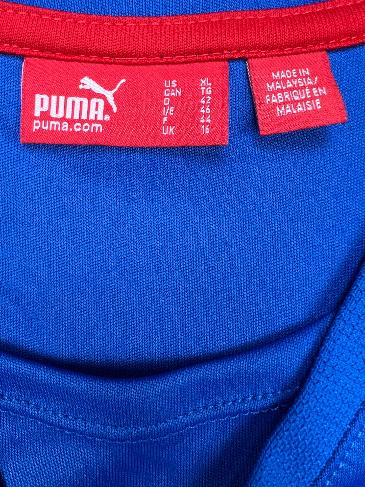 Italien 2008-09 Trainingsshirt 16 Jahre (S fit) Puma