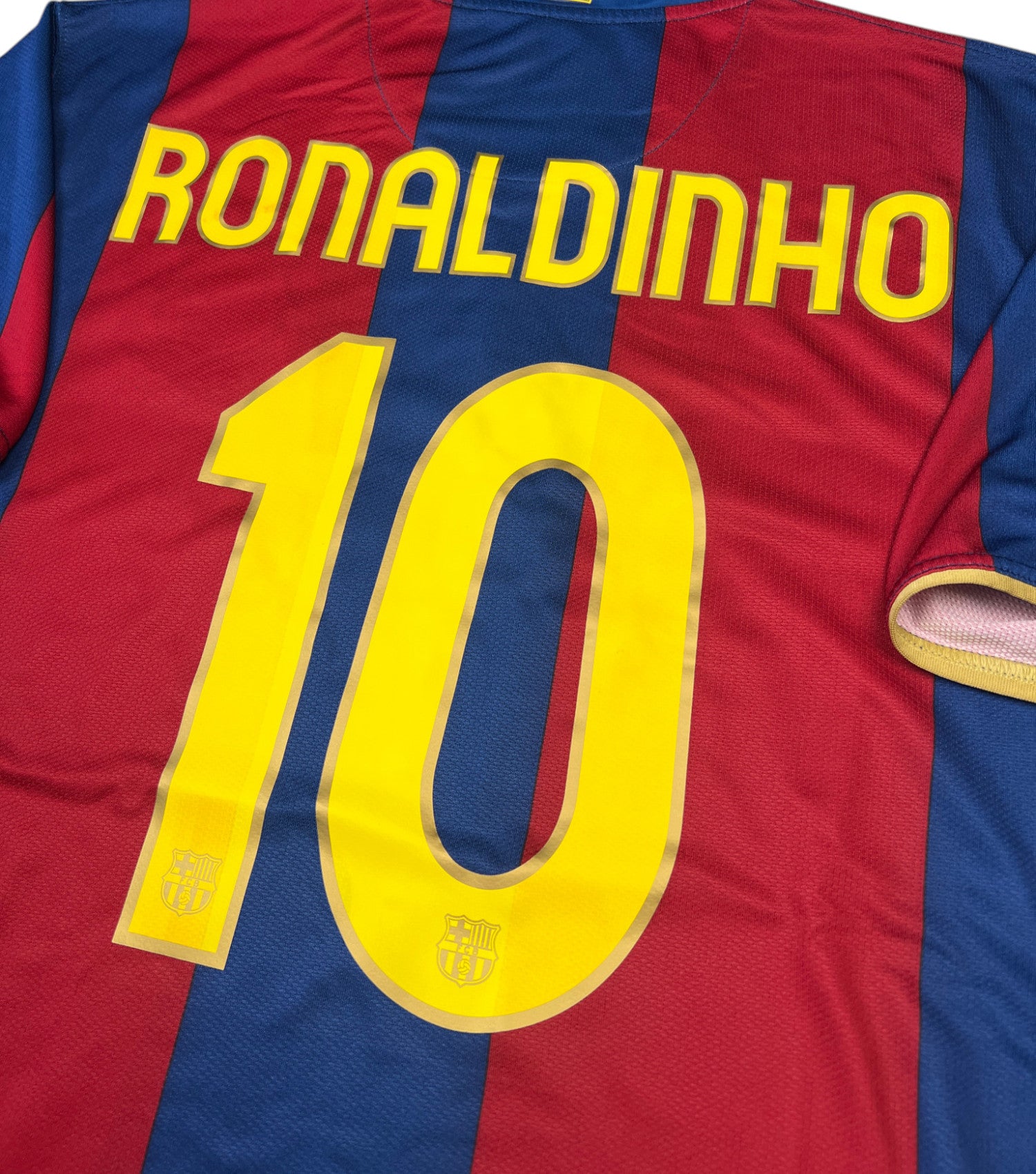 Barcelona 2007-08 "Ronaldinho" Heim Trikot (XL) nike