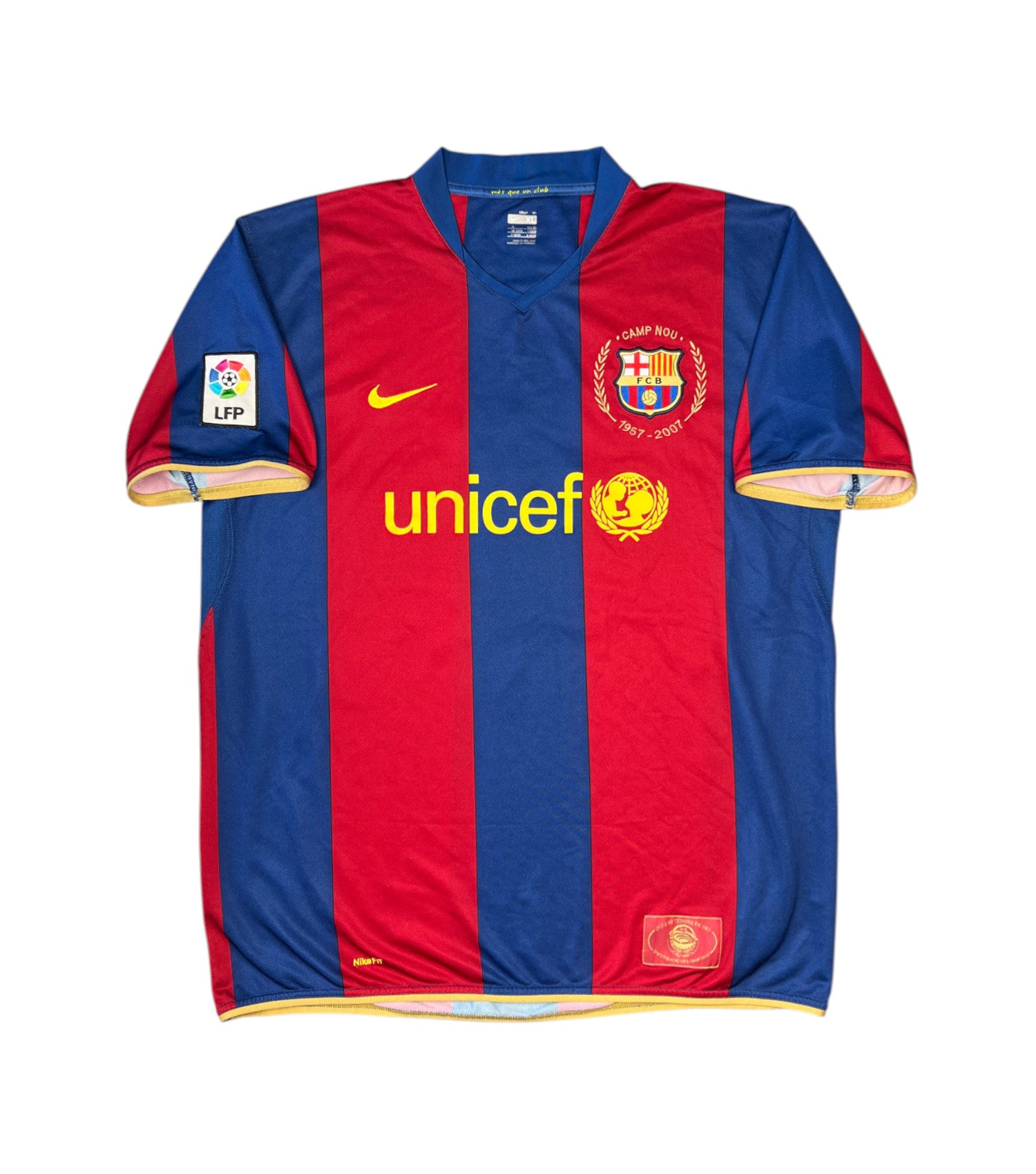 Barcelona 2007-08 "Ronaldinho" Heim Trikot (XL) nike