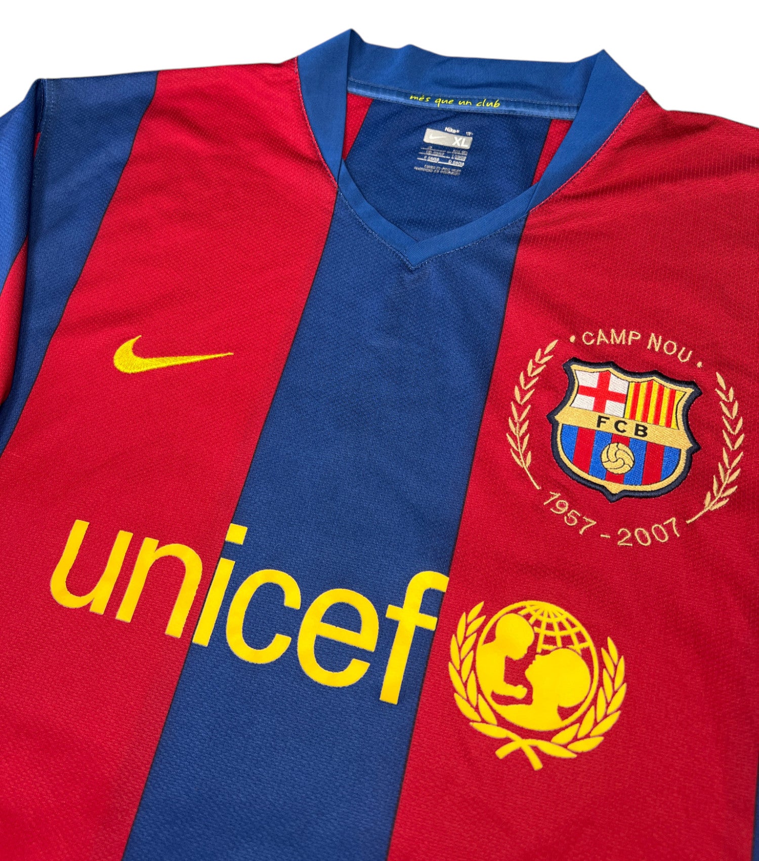 Barcelona 2007-08 "Ronaldinho" Heim Trikot (XL) nike