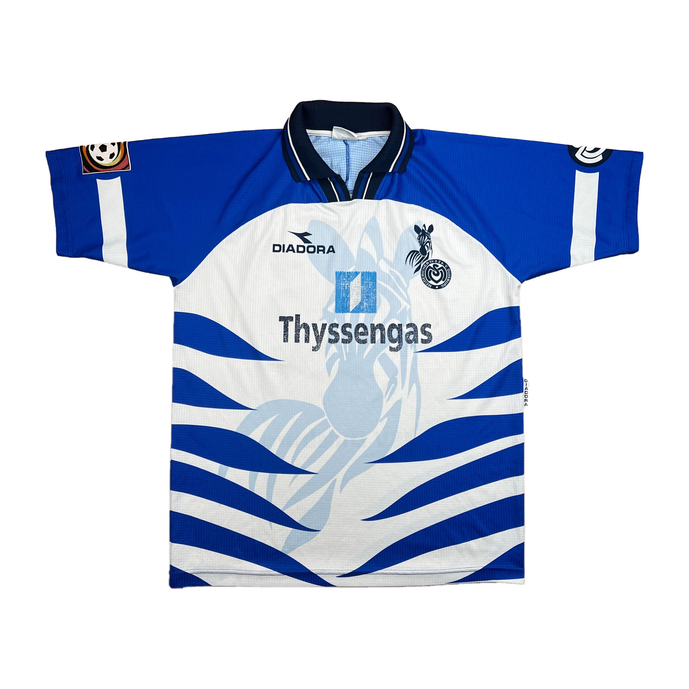 MSV Duisburg 1998-99 "Beierle" Heim Trikot L DIADORA