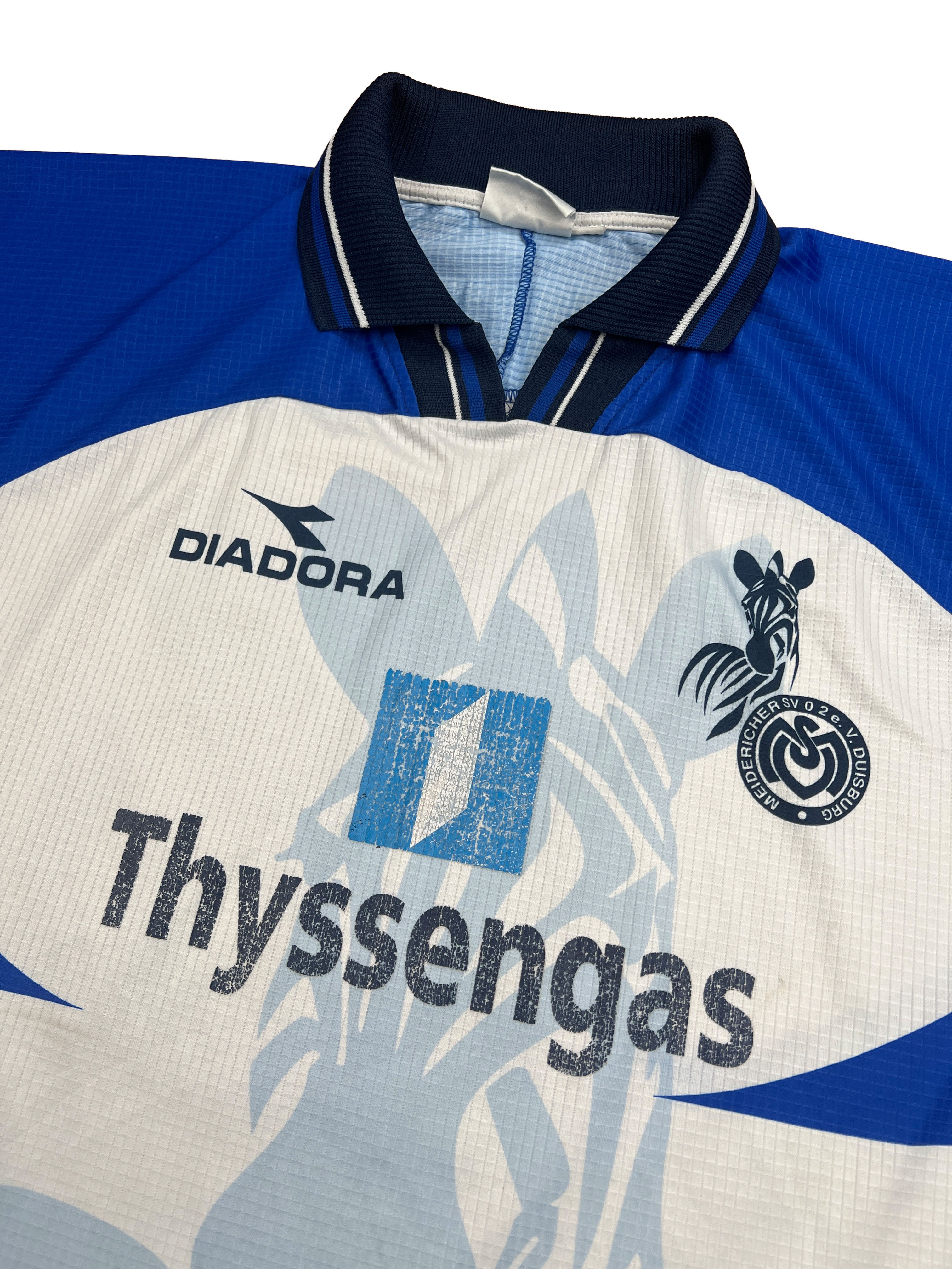MSV Duisburg 1998-99 "Beierle" Heim Trikot L DIADORA