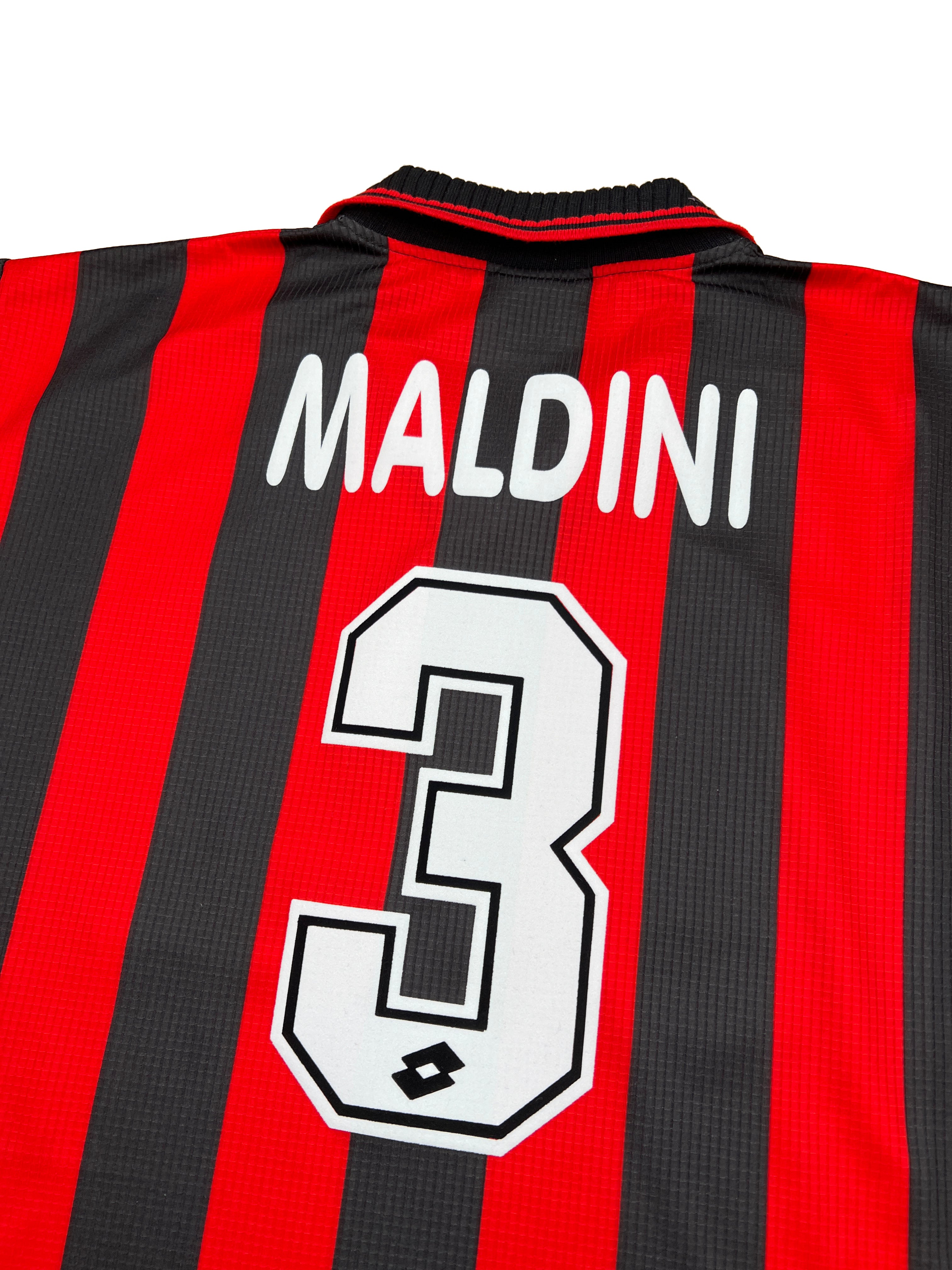 AC Mailand 1997-98 "Maldini" Heim Trikot XXL lotto