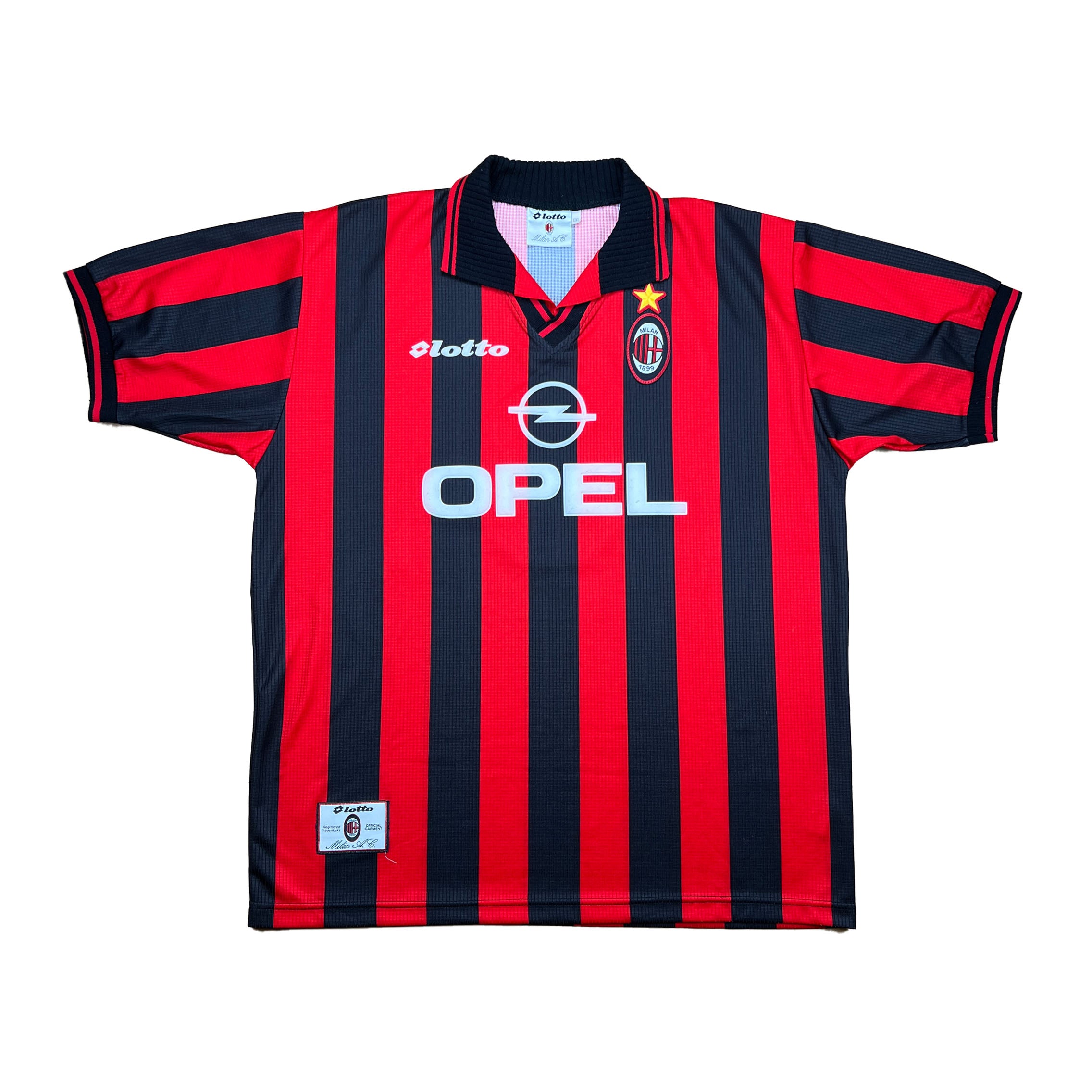 AC Mailand 1997-98 "Maldini" Heim Trikot XXL lotto