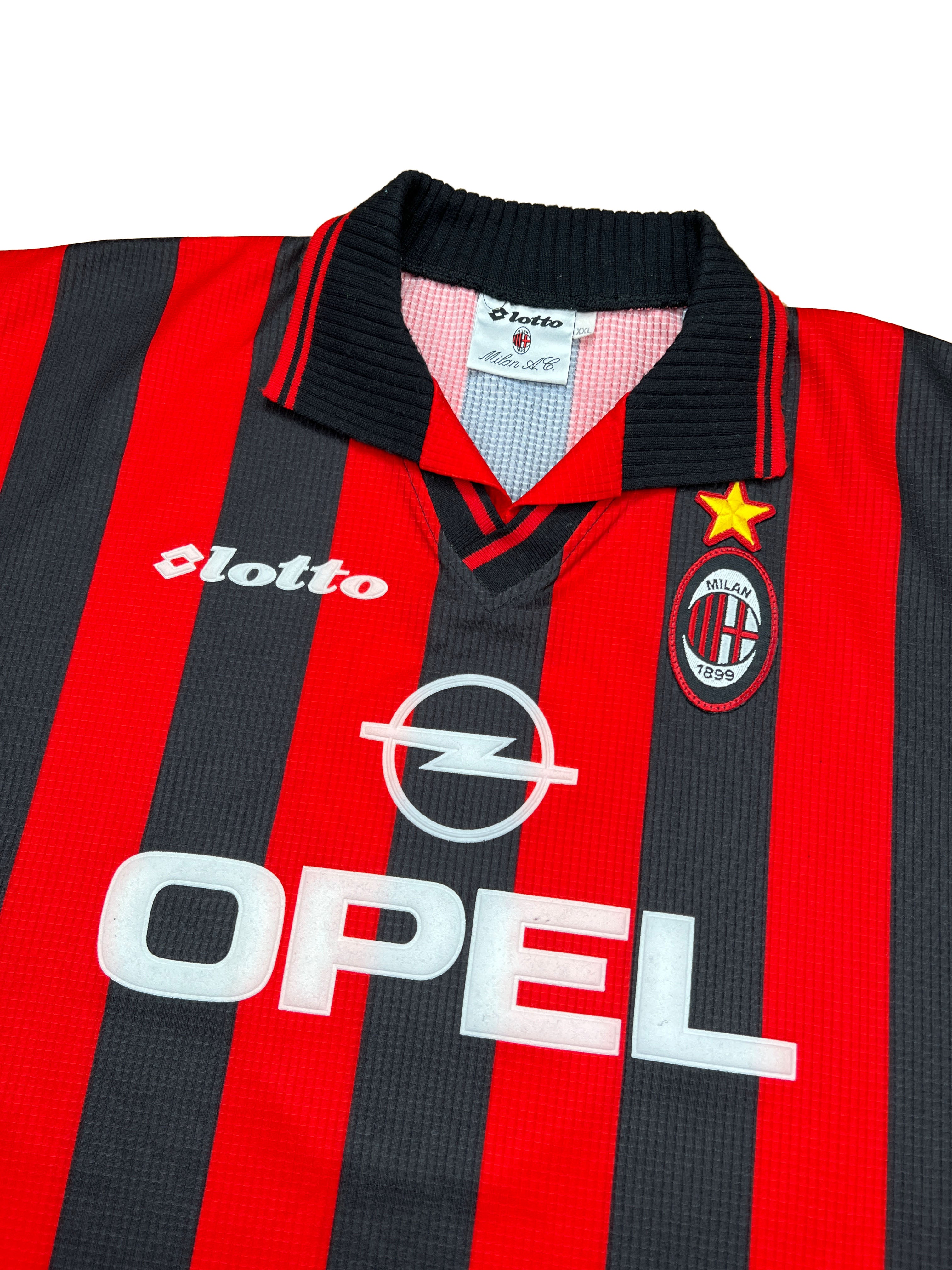 AC Mailand 1997-98 "Maldini" Heim Trikot XXL lotto