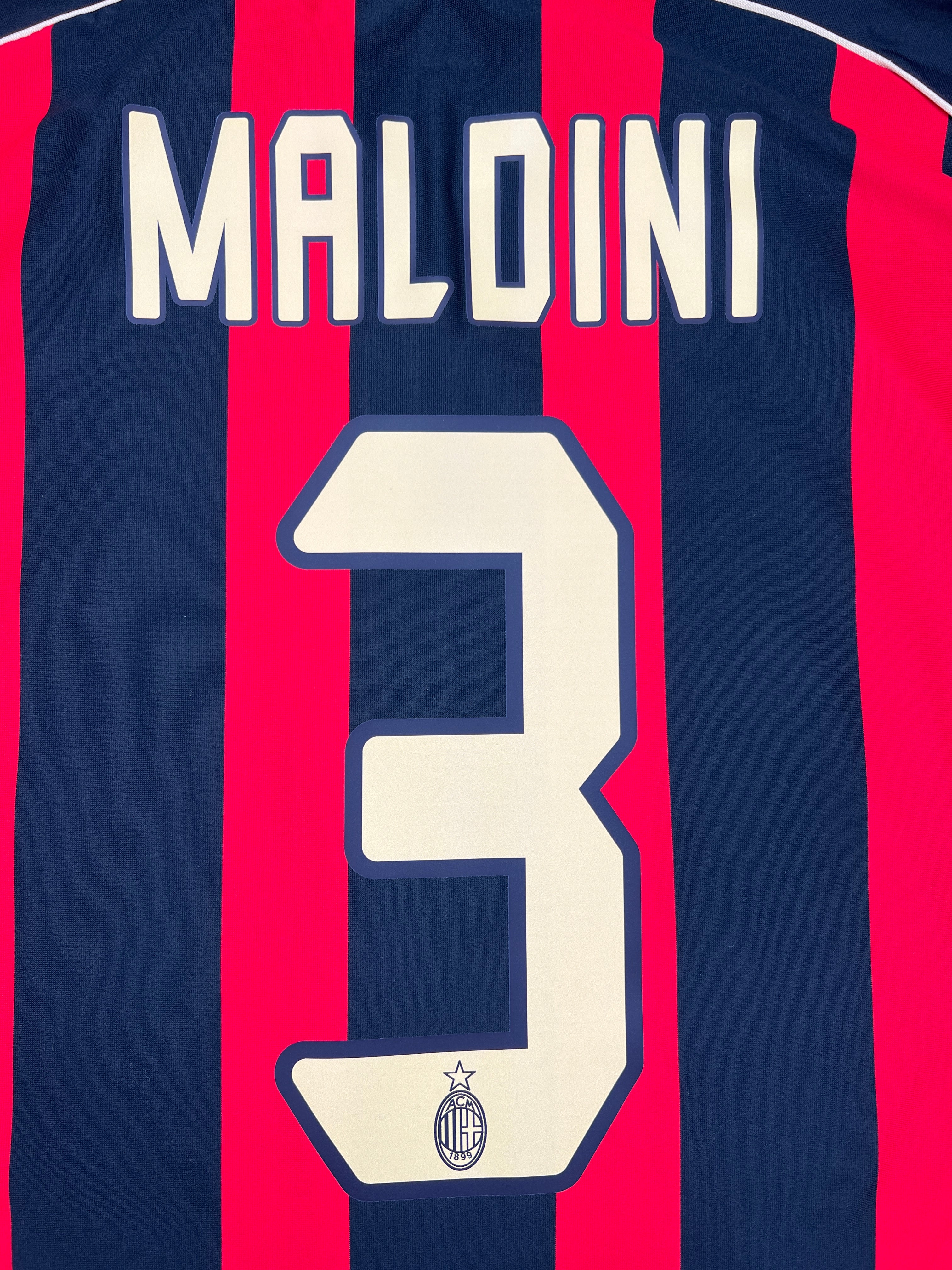 AC Mailand 2006-07 "Maldini" Heim Trikot XXL adidas