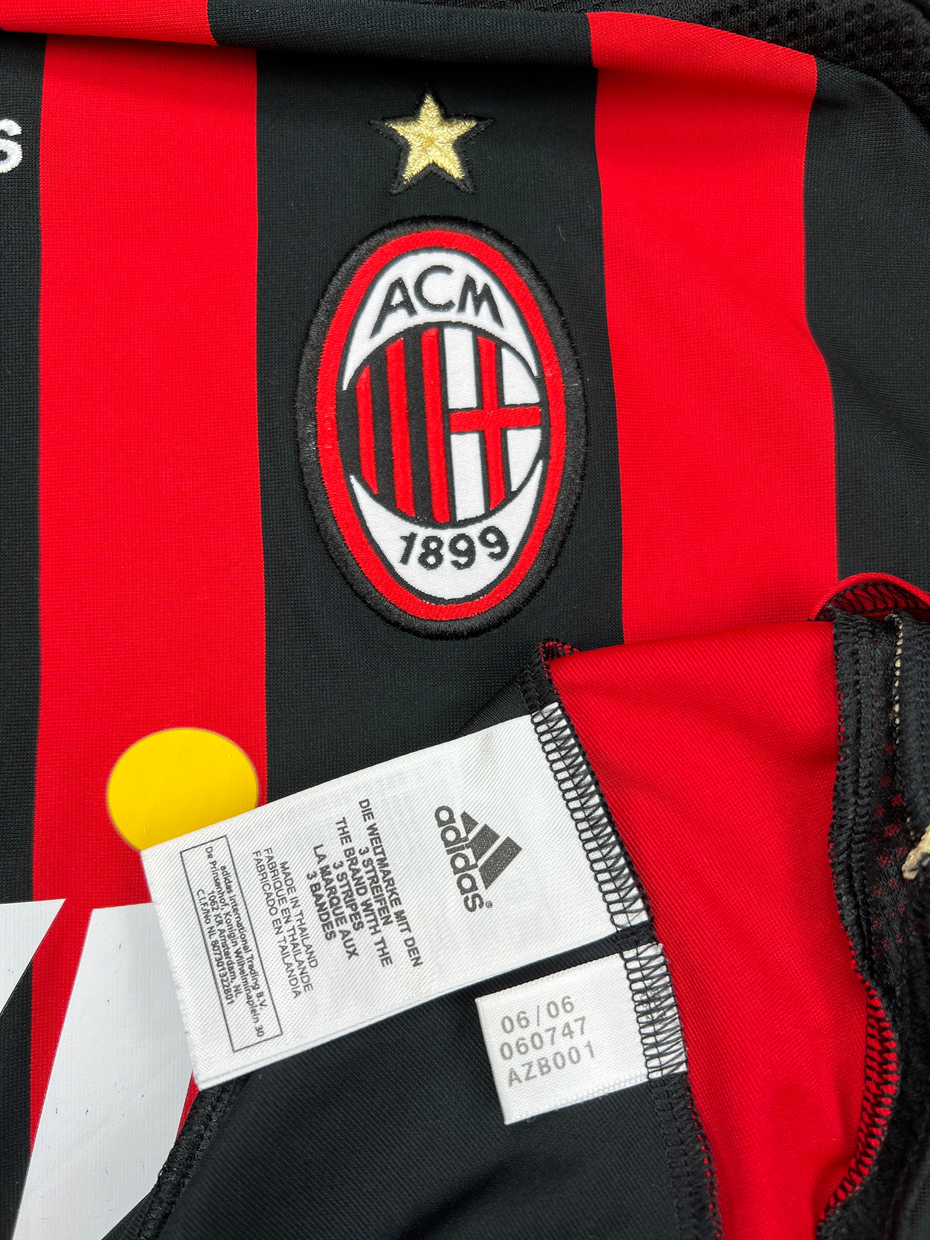 AC Mailand 2006-07 "Maldini" Heim Trikot XXL adidas