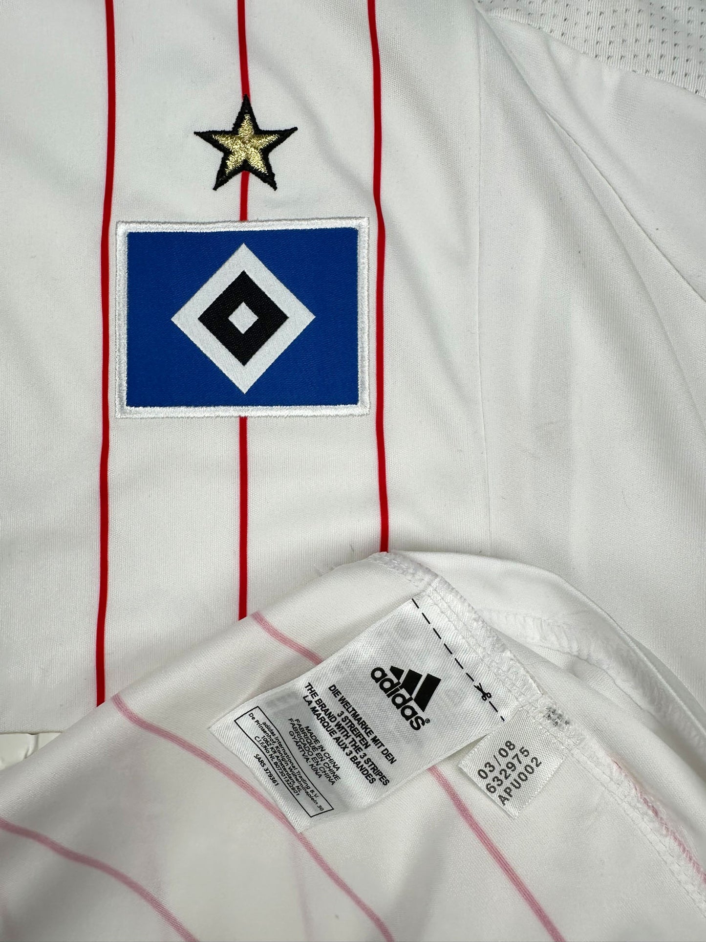 Hamburger SV 2007-09 Heim Trikot XXL adidas