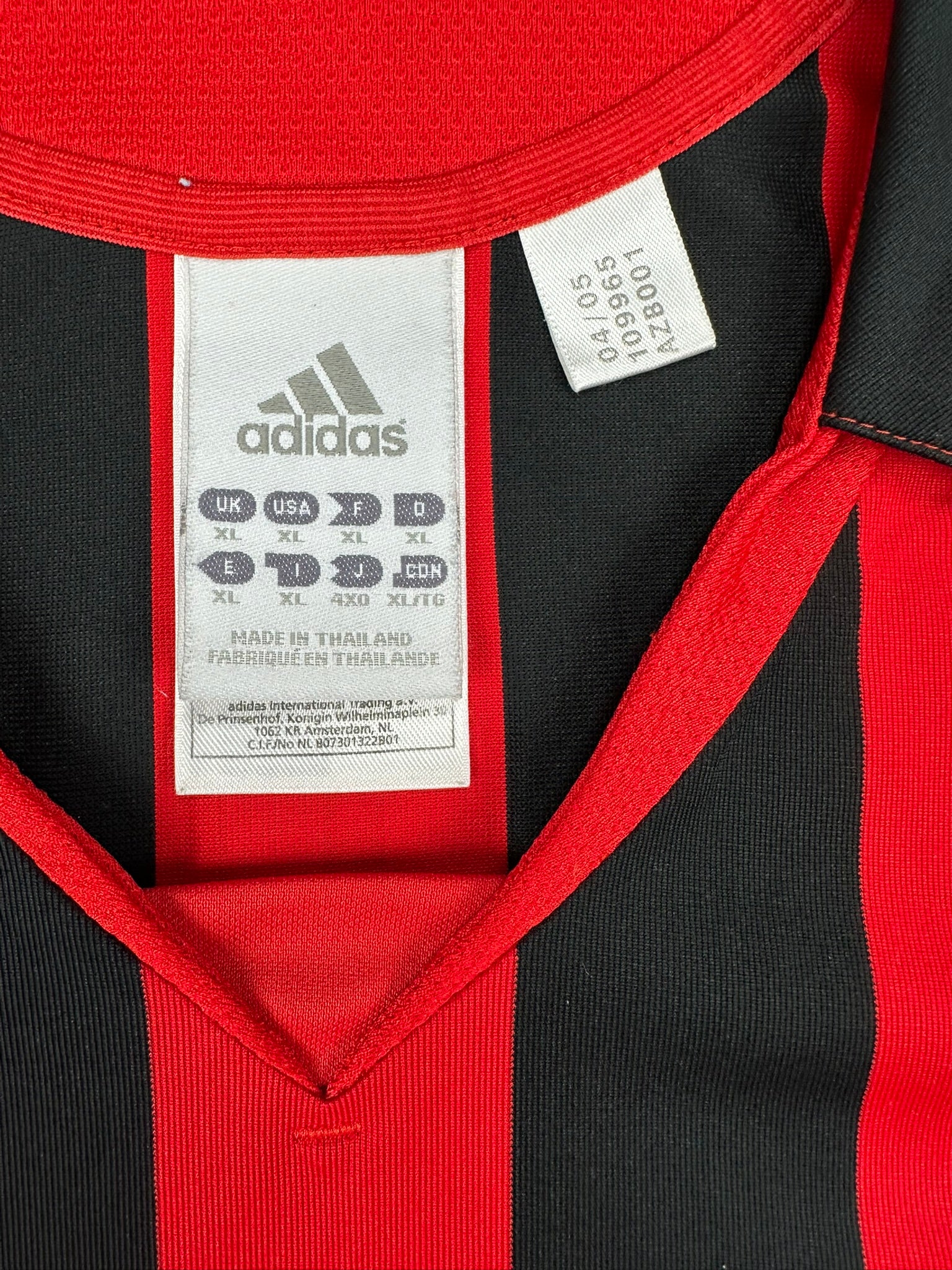 AC Mailand 2005-06 "Gilardino" Heim Trikot XL adidas