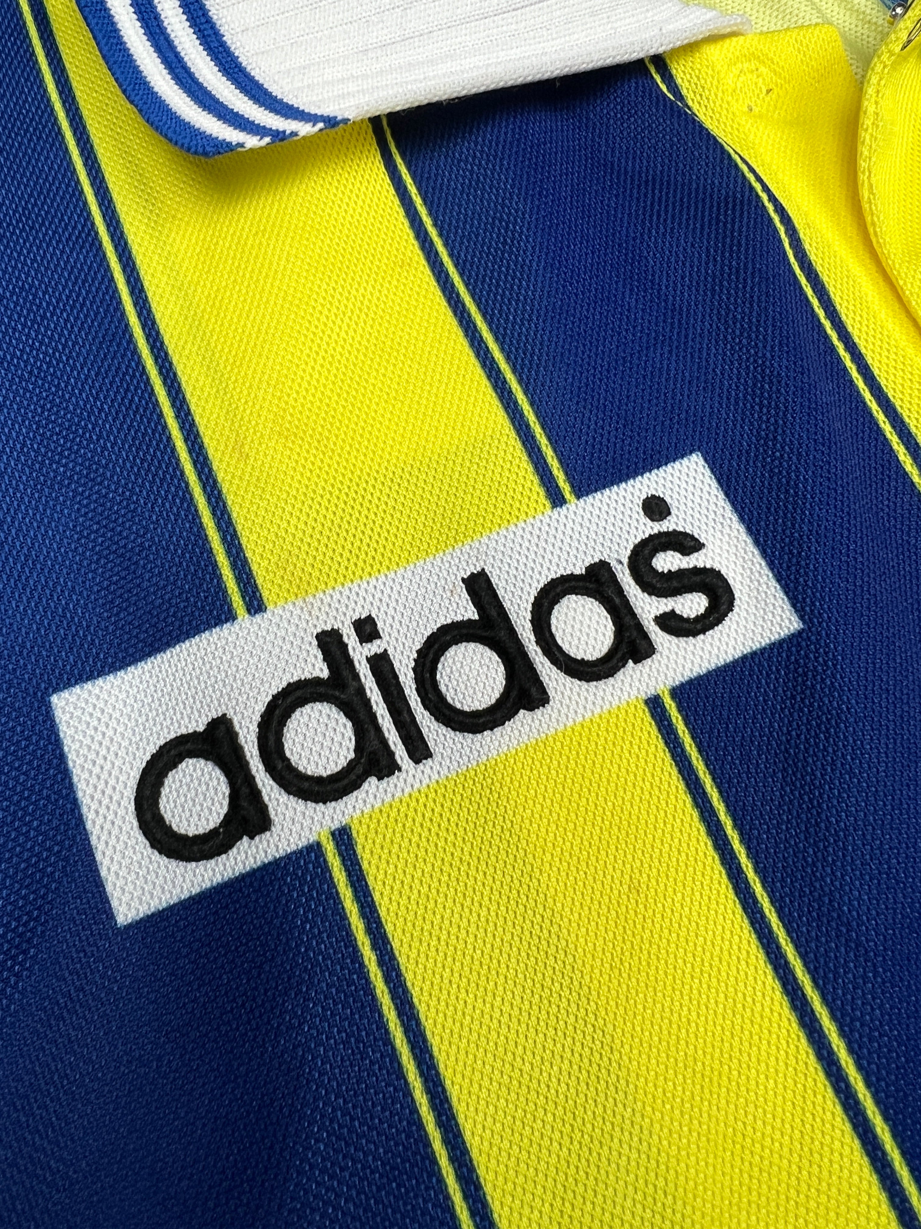 [SPIELGETRAGEN/SPIELVORBEREITET] Fenerbahce 1997-98 Heim Trikot (XL) adidas