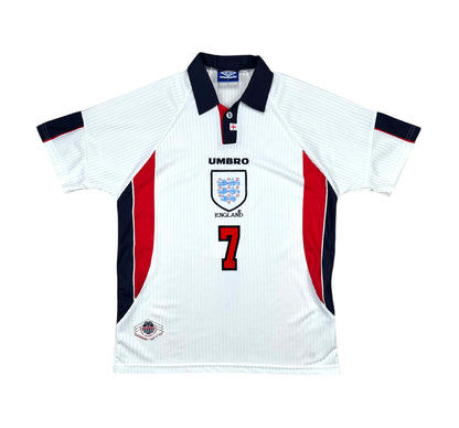 England 1998-00 "Beckham" Heim Trikot L umbro