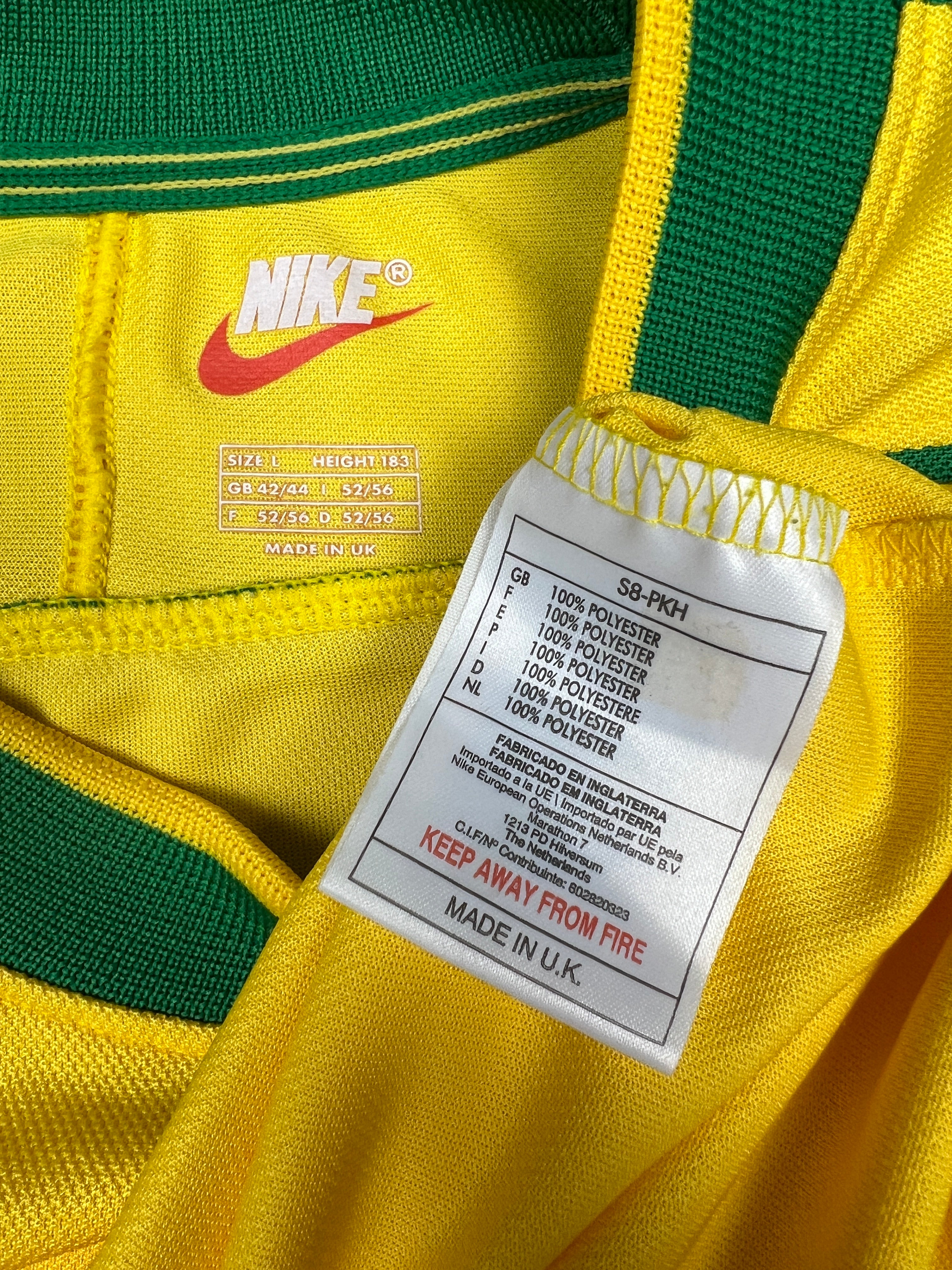 Brasilien 1998 "Ronaldo" Heim Trikot (L) nike