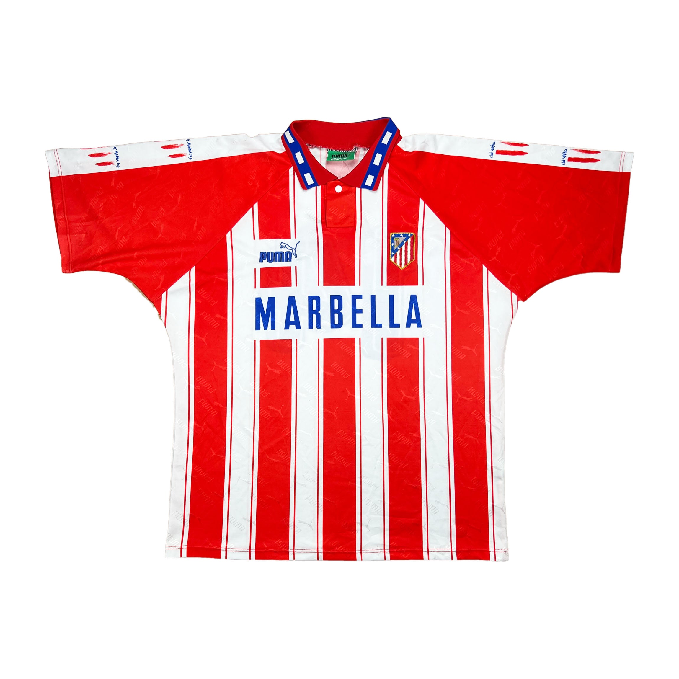 Atletico Madrid 1994-95 Heim Trikot & Shorts XL puma