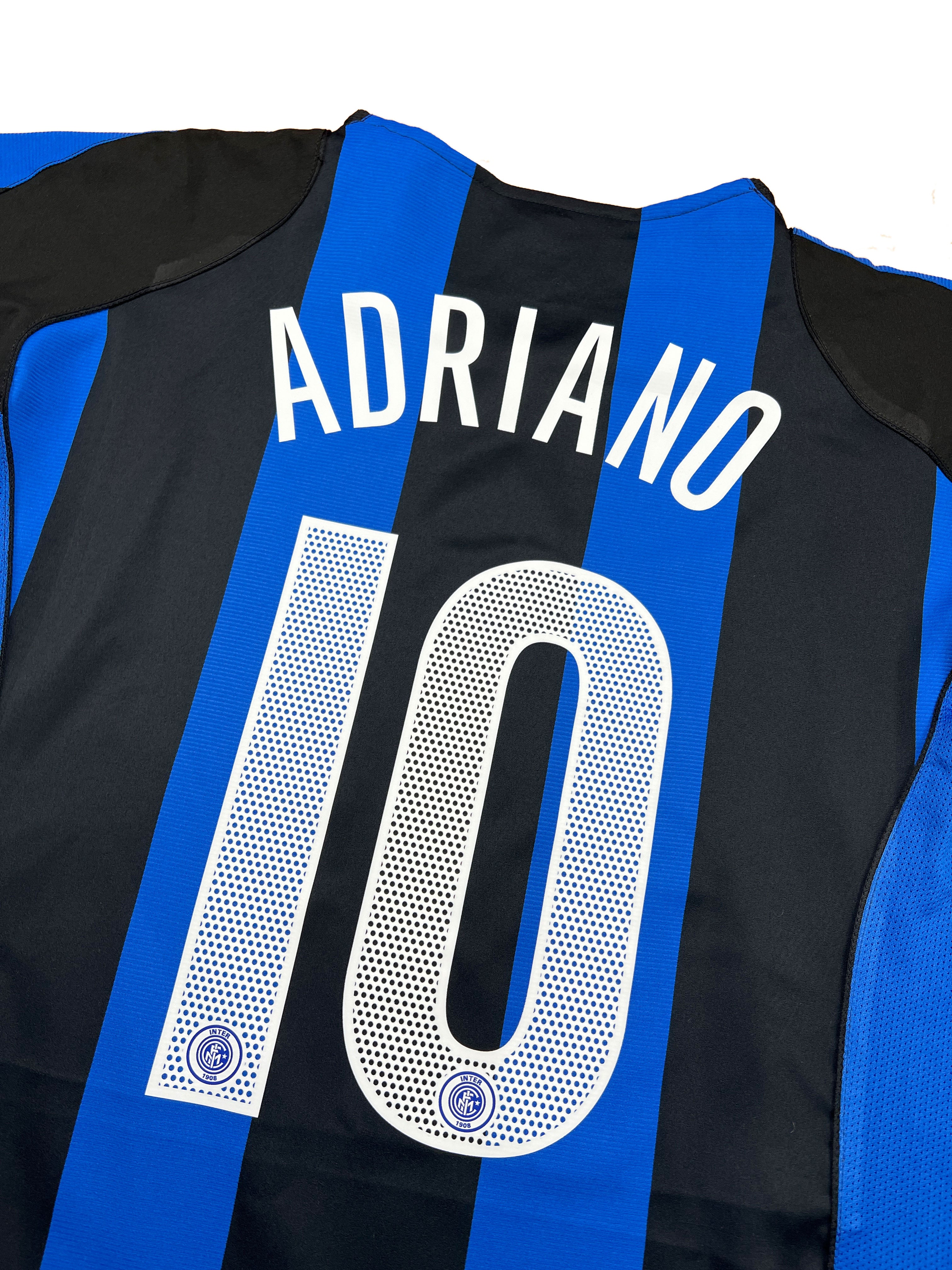 Inter Mailand 2004-05 "Adriano" Heim Trikot XXL nike total 90