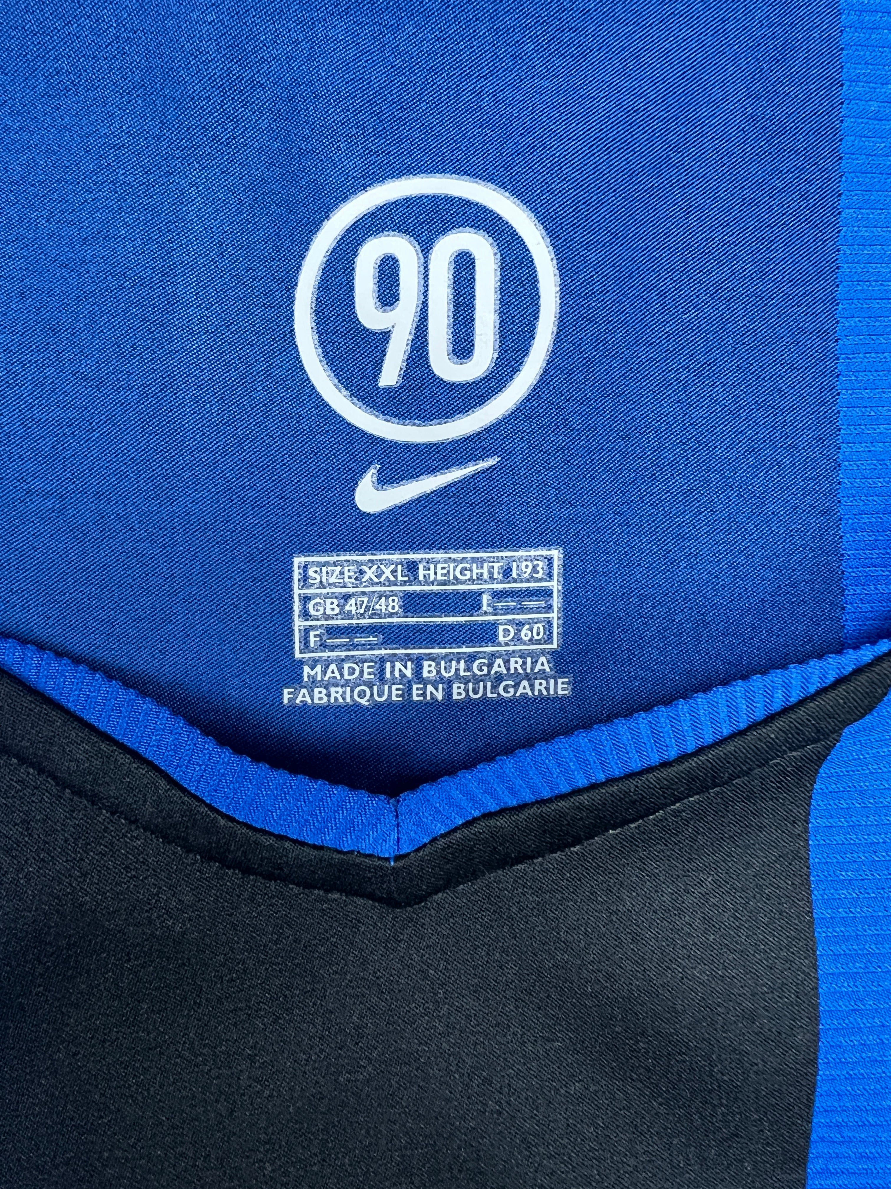 Inter Mailand 2004-05 "Adriano" Heim Trikot XXL nike total 90