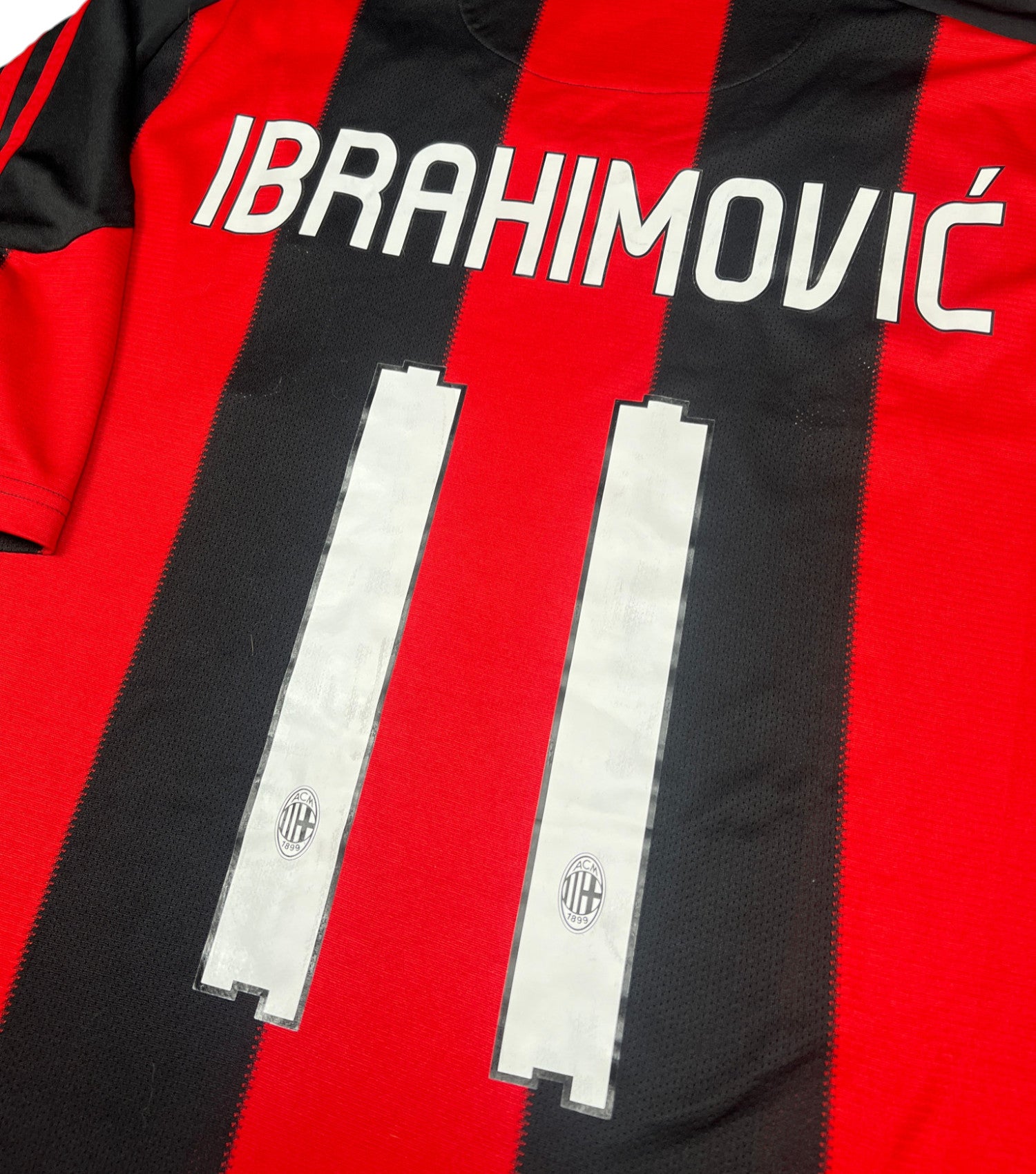 AC Mailand 2010-11 "Ibrahimovic" Heim Trikot (XXL) adidas