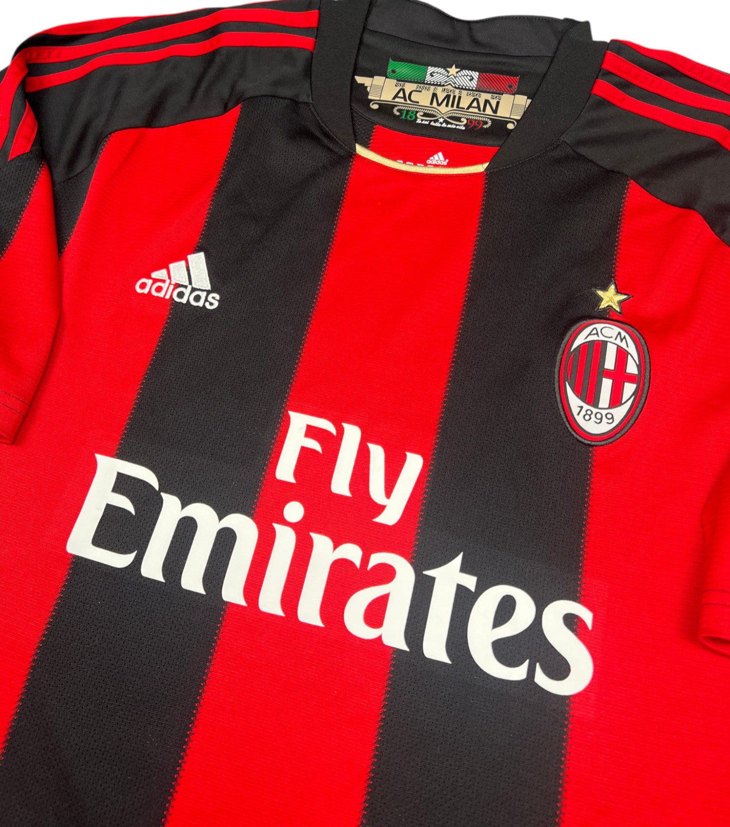 AC Mailand 2010-11 "Ibrahimovic" Heim Trikot (XXL) adidas