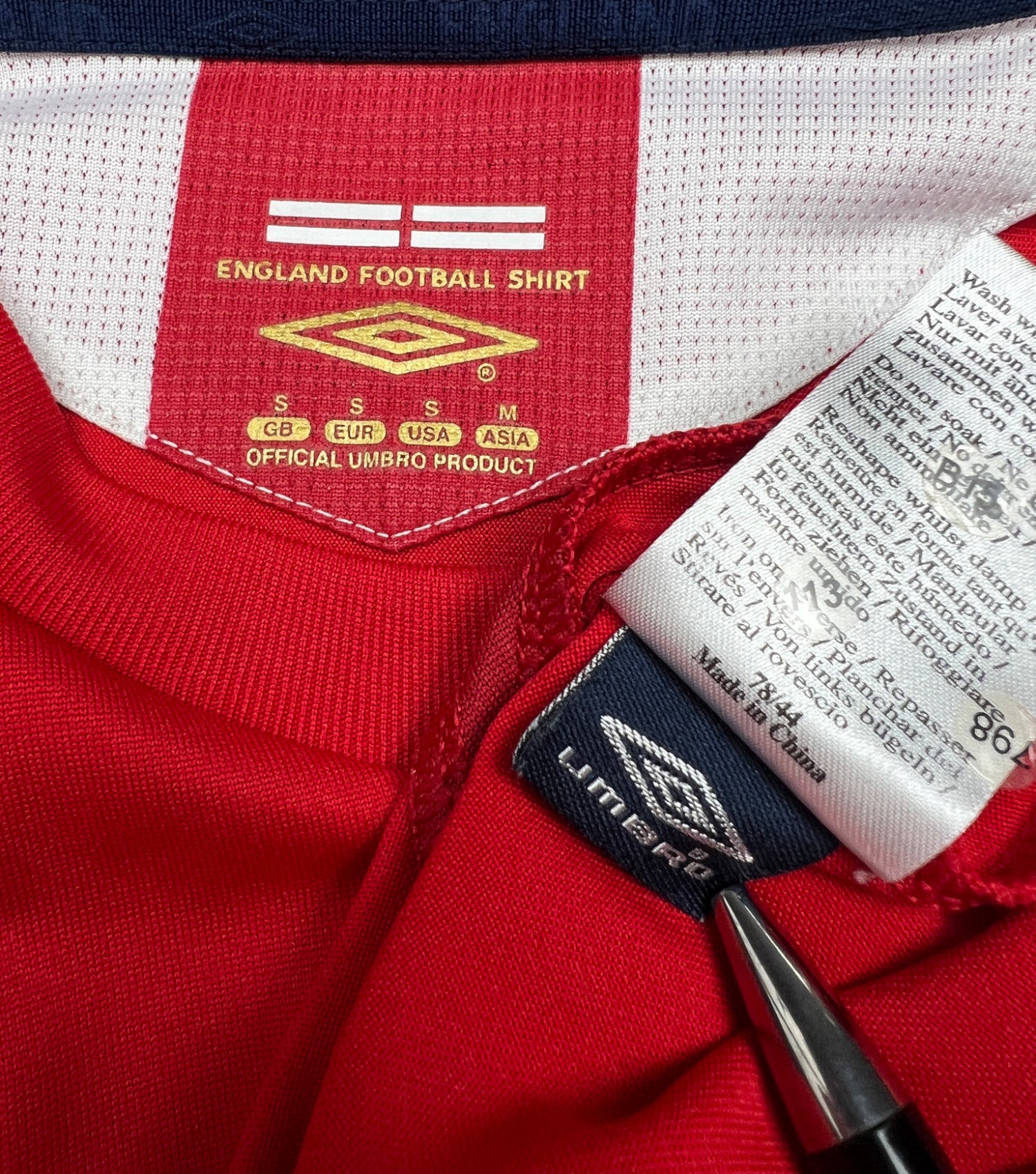 England 2006-08 Auswärts Trikot (S) umbro