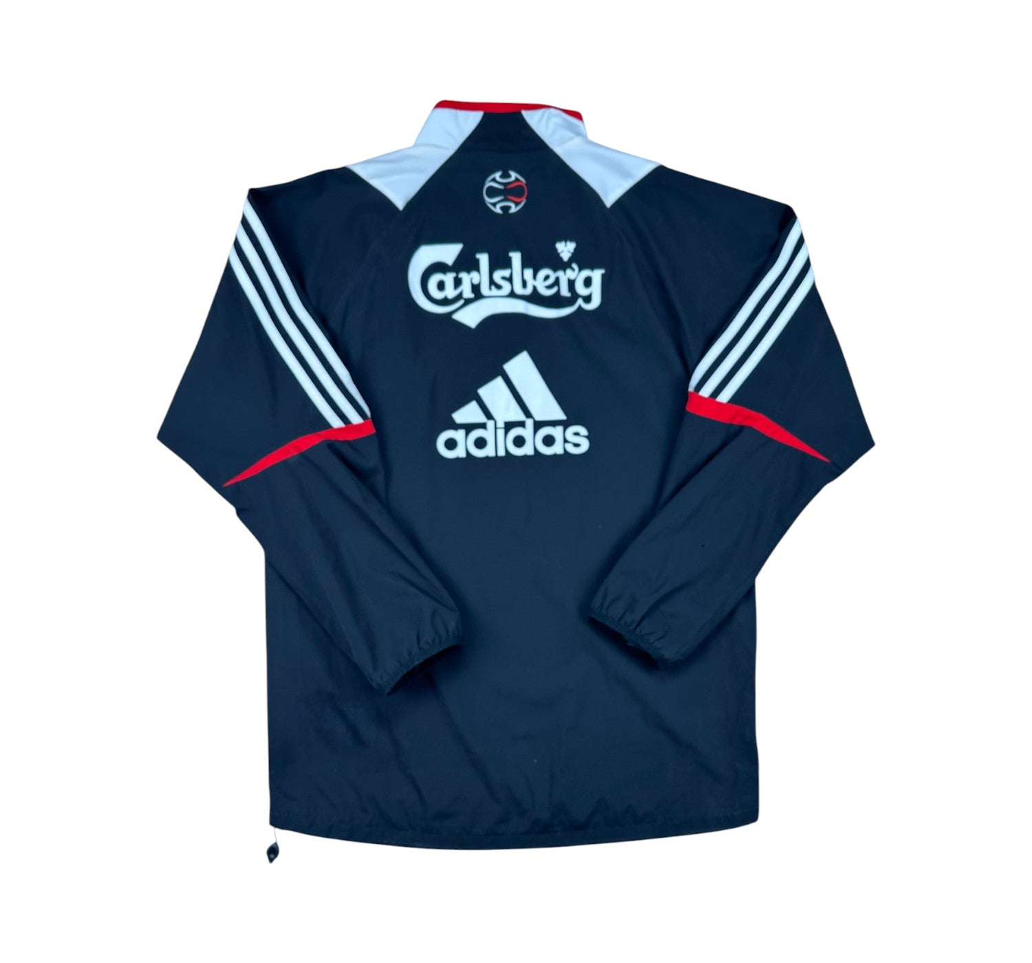 Liverpool 2007-08 1/4 Zip Trainingsjacke L adidas