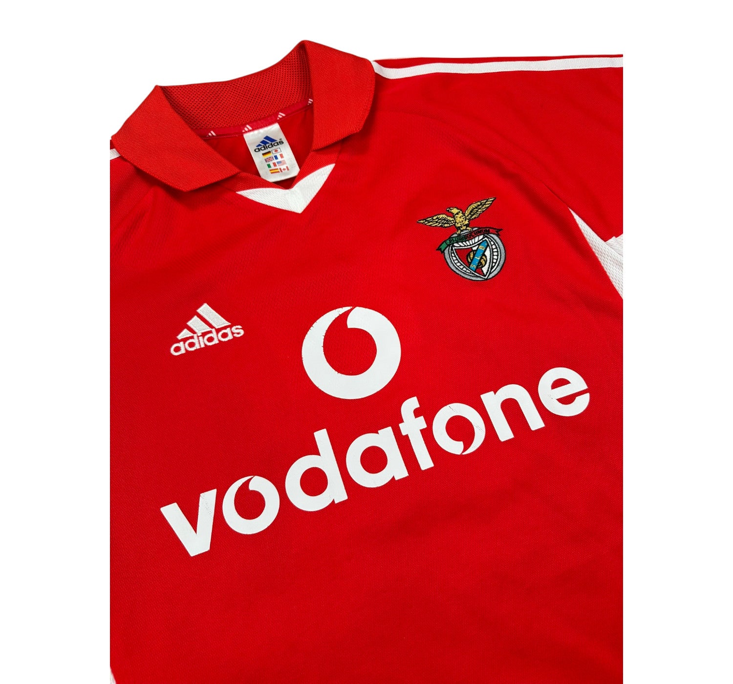 Benfica Lissabon 2001-02 "Simão" Heim Trikot M adidas