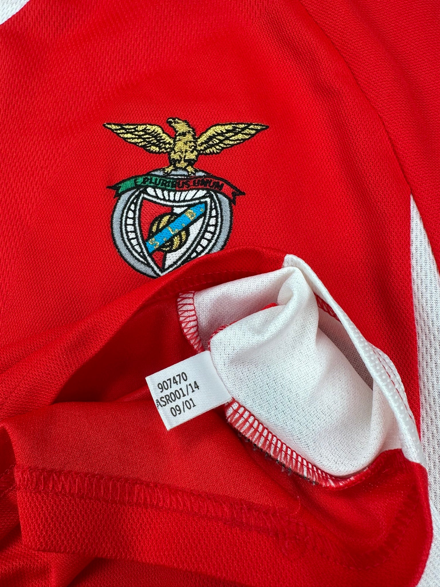 Benfica Lissabon 2001-02 "Simão" Heim Trikot M adidas