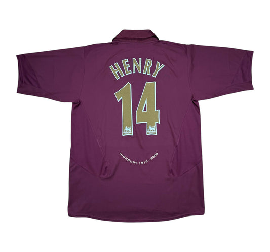 Arsenal 2005-06 "Henry" Heim Trikot XL *Highbury* nike
