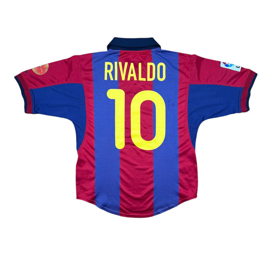 Barcelona 2000-01 "Rivaldo" Heim Trikot S nike