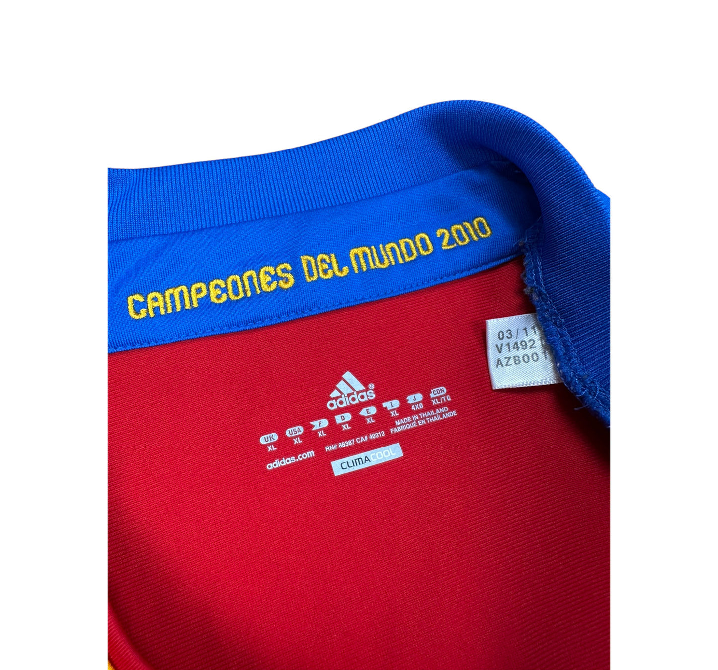 Spanien 2011 Heim Trikot XL adidas