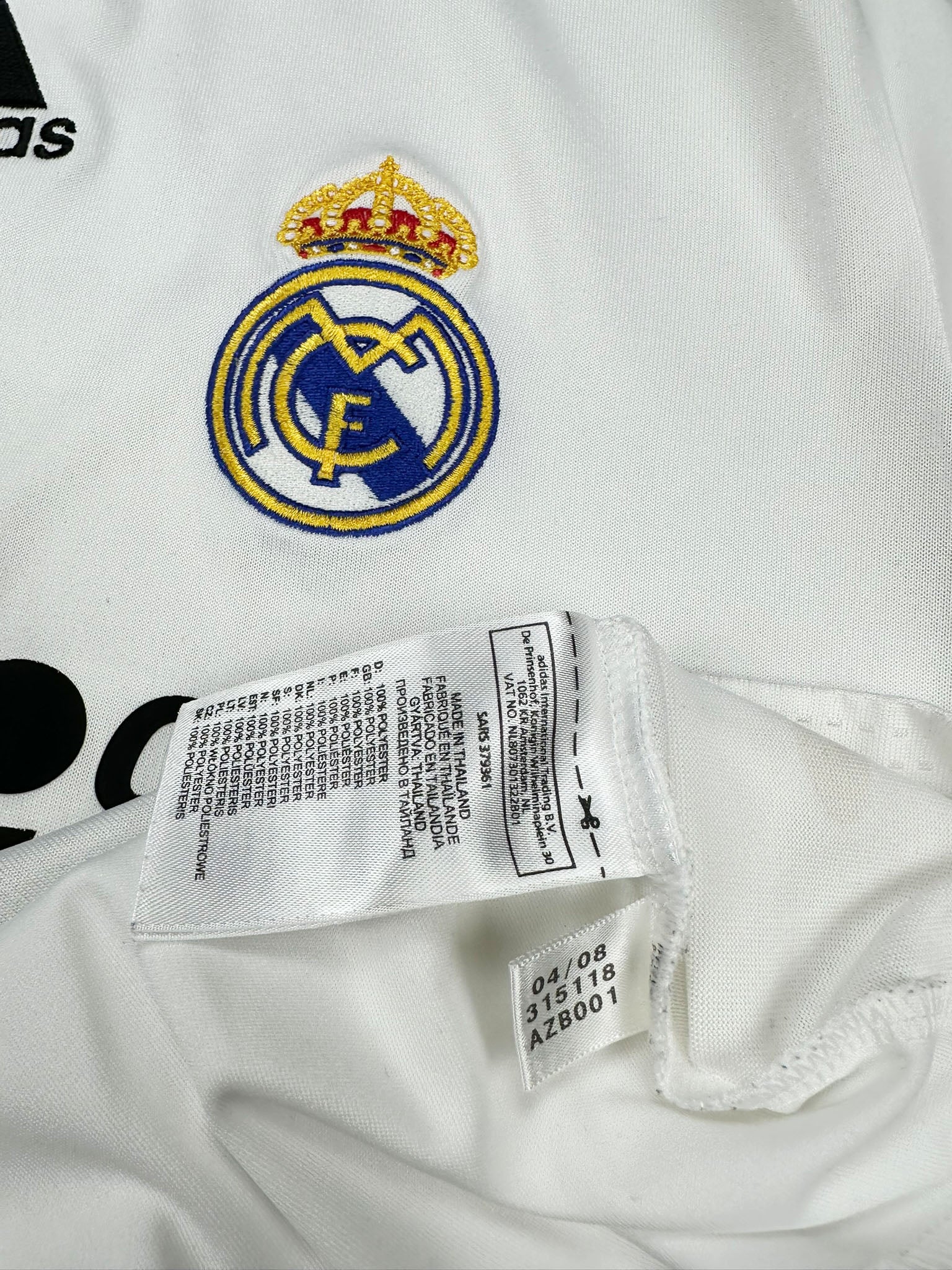 Real Madrid 2008-09 "Raúl" Heim Trikot S adidas