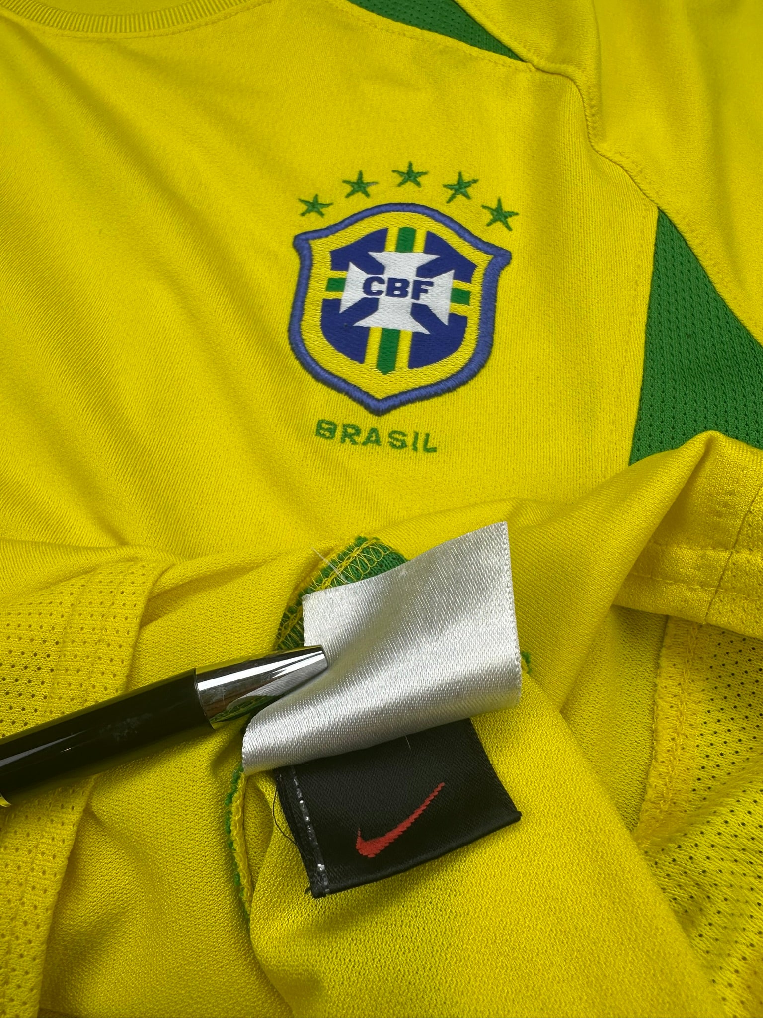 Brasilien 2002-04 Heim Trikot S nike