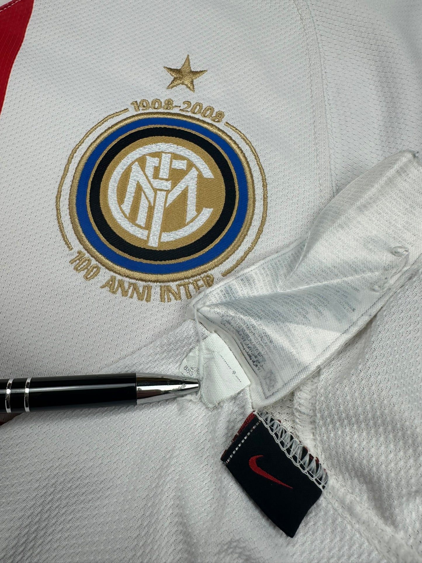 Inter Mailand 2007-08 "Crespo" Auswärts Trikot S nike *100 Jahre*