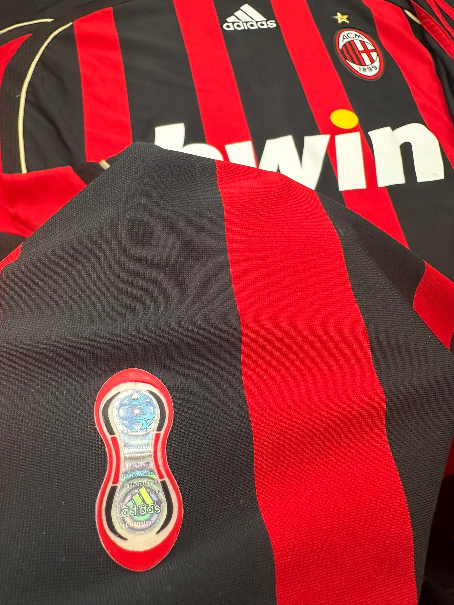 AC Mailand 2006-07 "Kaká" Heim Trikot XL adidas