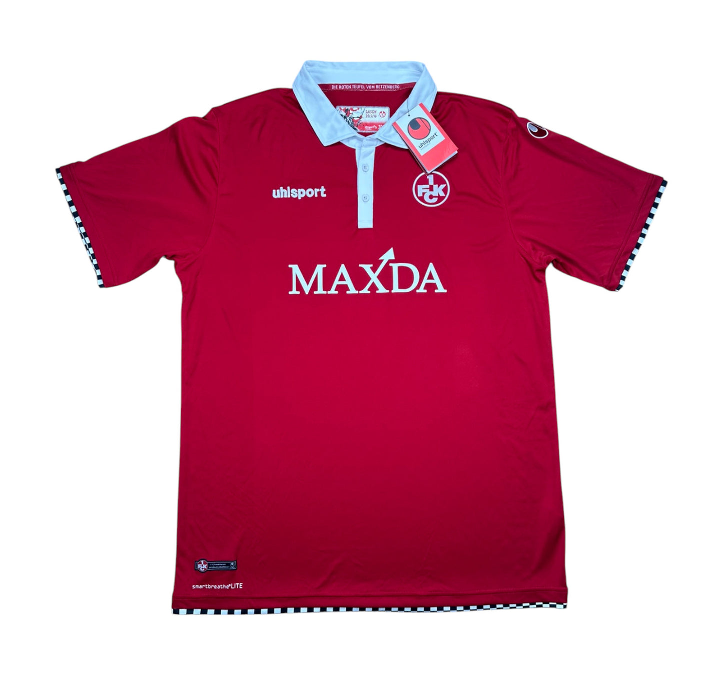 1.FC Kaiserslautern 2015-16 Heim Trikot 3XL uhlsport