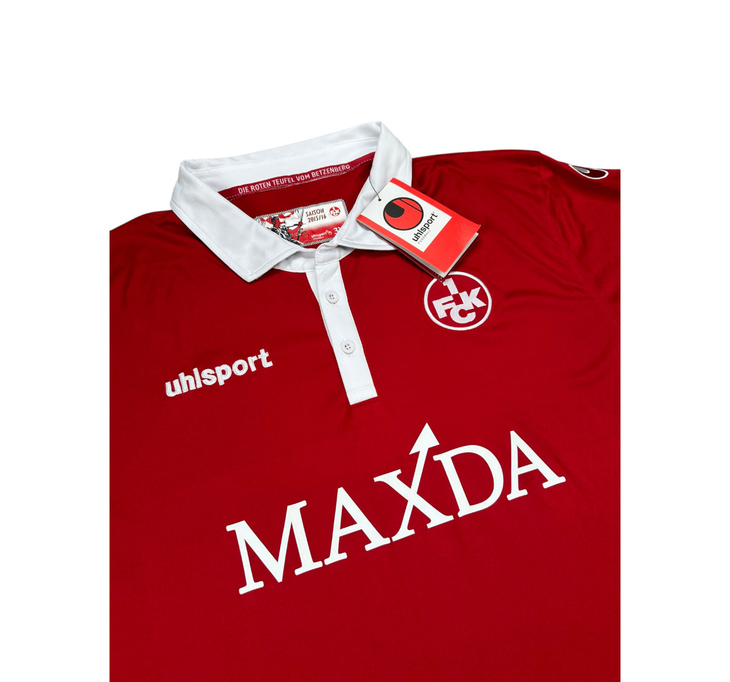 1.FC Kaiserslautern 2015-16 Heim Trikot 3XL uhlsport