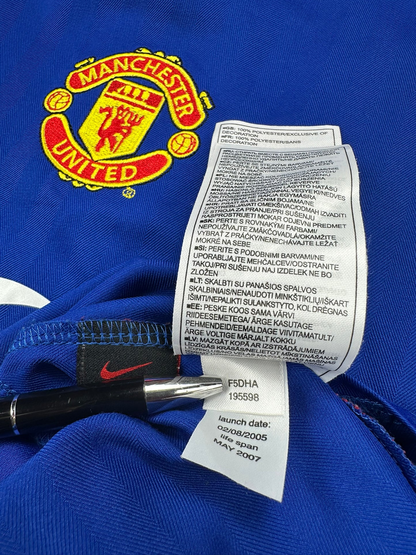 Manchester United 2005-06 "Cristiano Ronaldo" Auswärts Trikot M nike