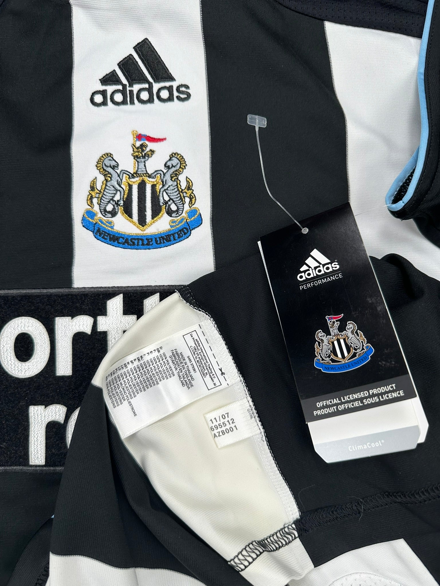 Newcastle United 2007-09 Heim Trikot XXL adidas