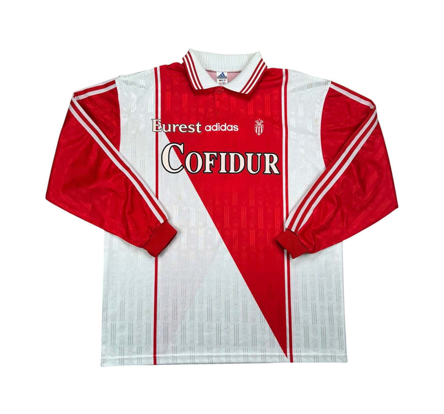 AS Monaco 1997-98 Heim Trikot XL adidas