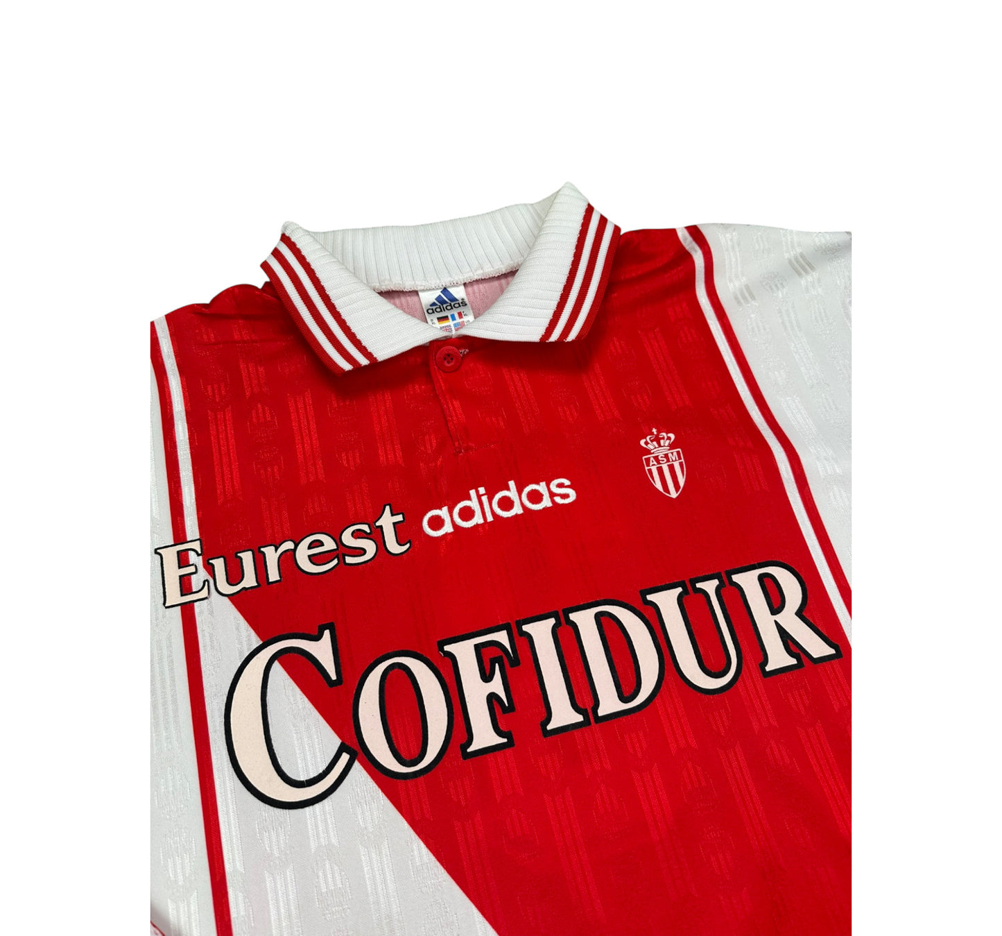AS Monaco 1997-98 Heim Trikot XL adidas