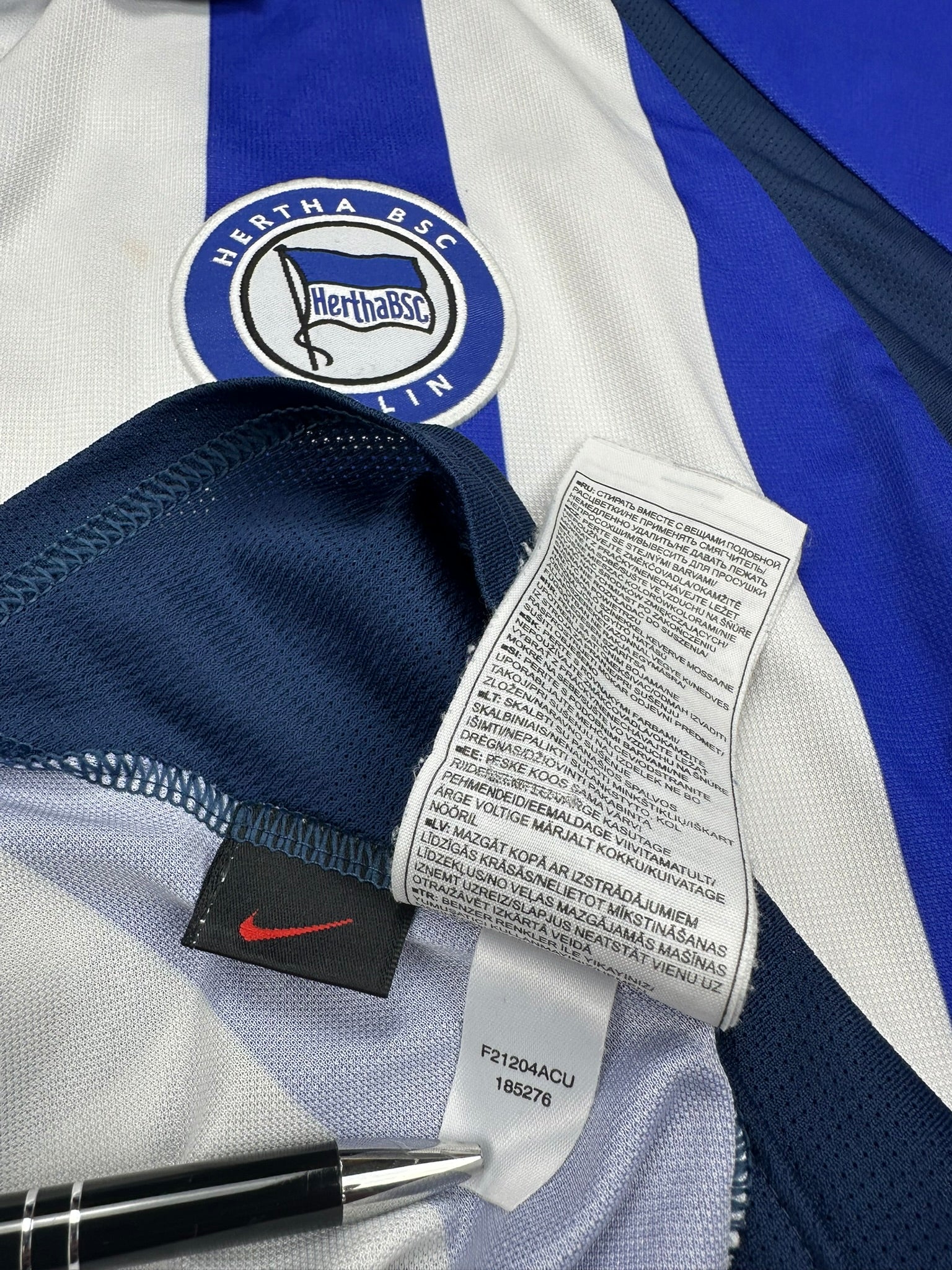 Hertha BSC 2002-04 "Goor" Heim Trikot XL nike