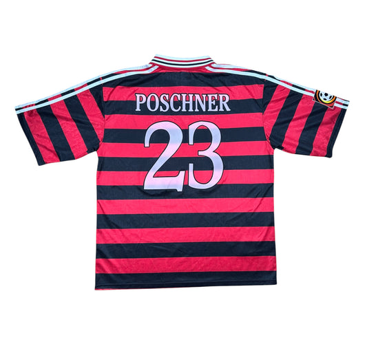 VfB Stuttgart 1997-98 "Poschner" Auswärts Trikot XL adidas *Spielertrikot*