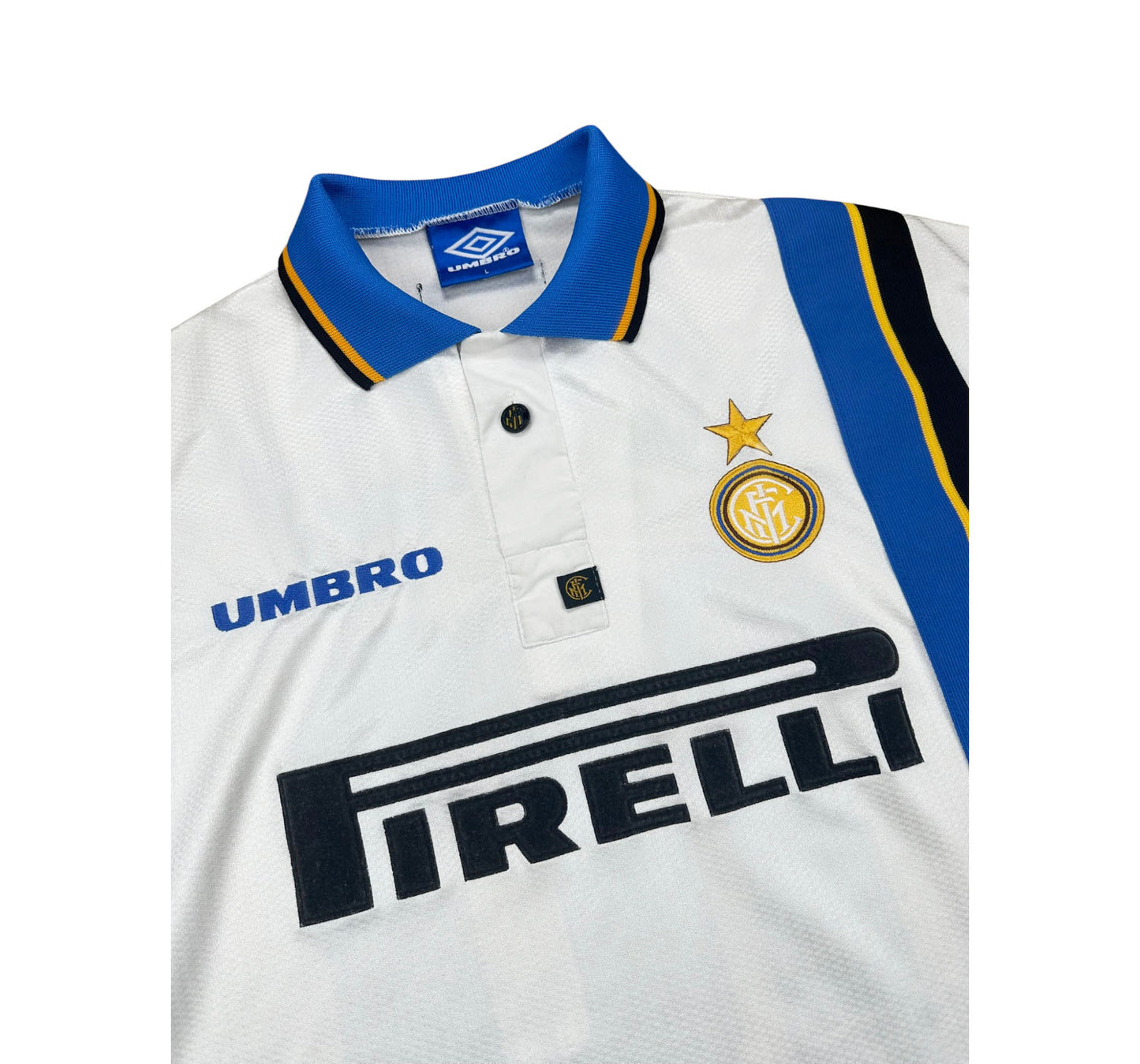 Inter Mailand 1997-98 "Ronaldo" Auswärts Trikot L umbro