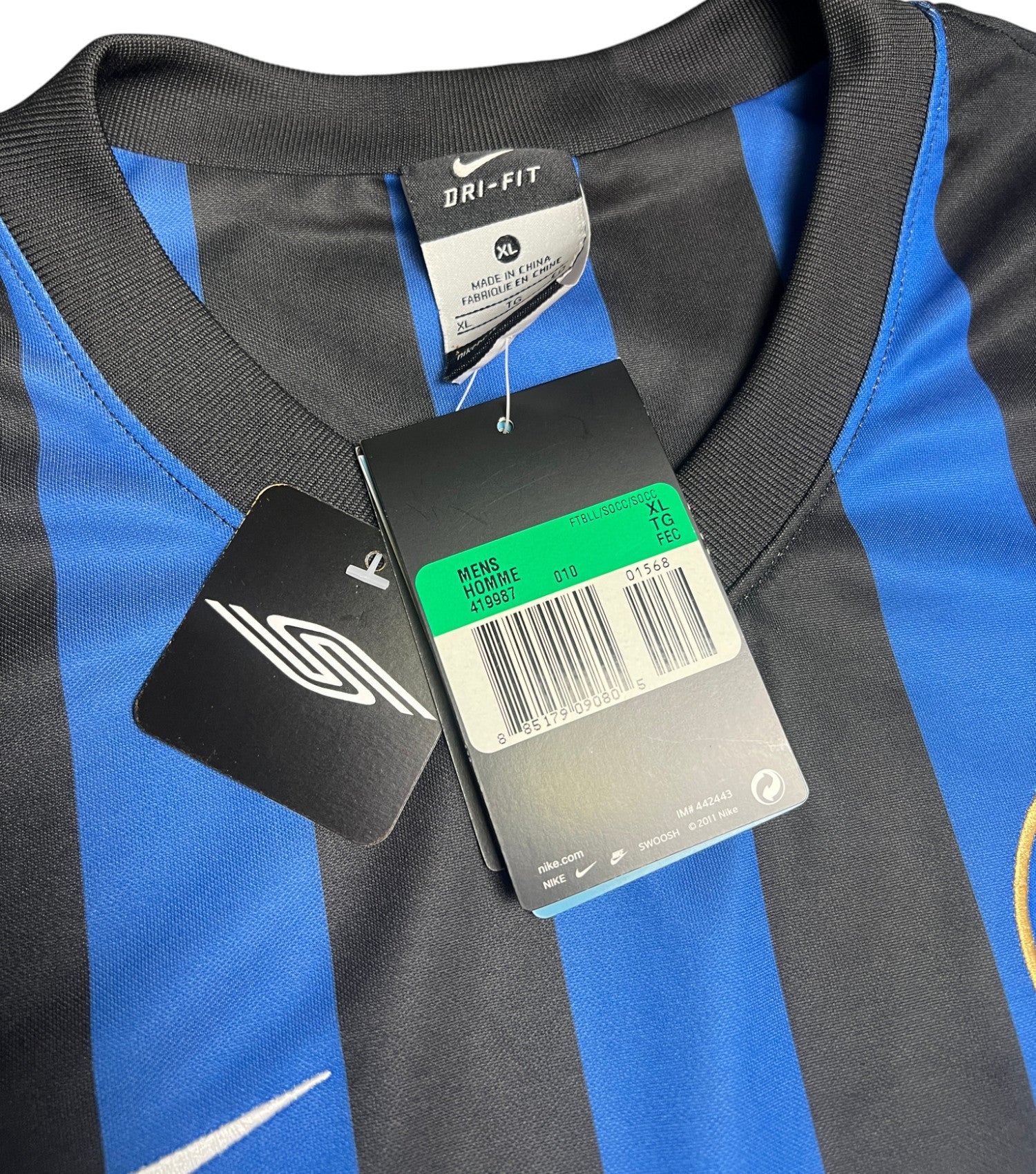 Inter Mailand 2011-12 Heim Trikot (XL) nike BNWT