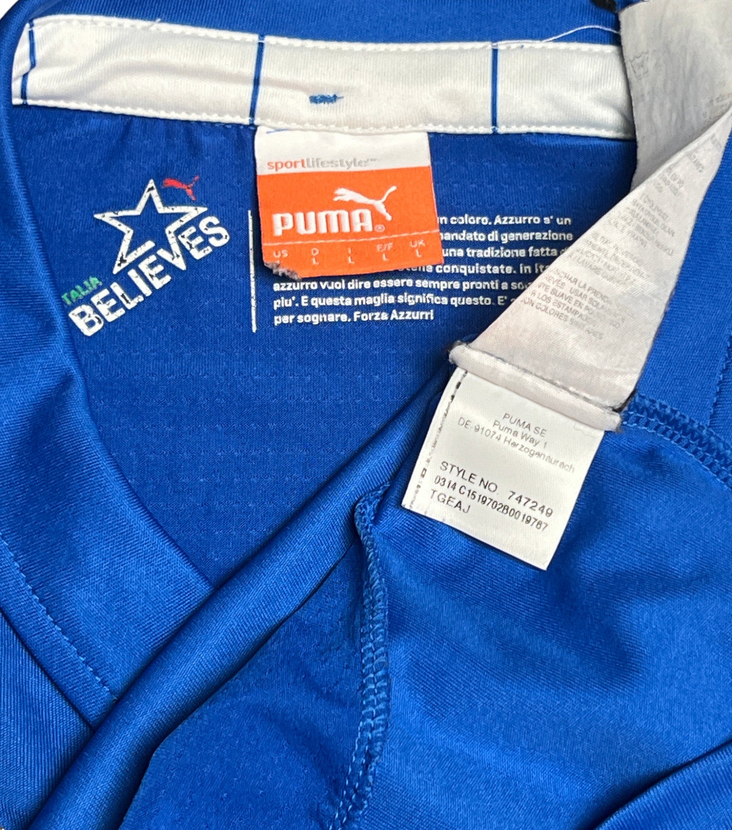 Italien 2014-15 "Balotelli" Heim Trikot (L) puma