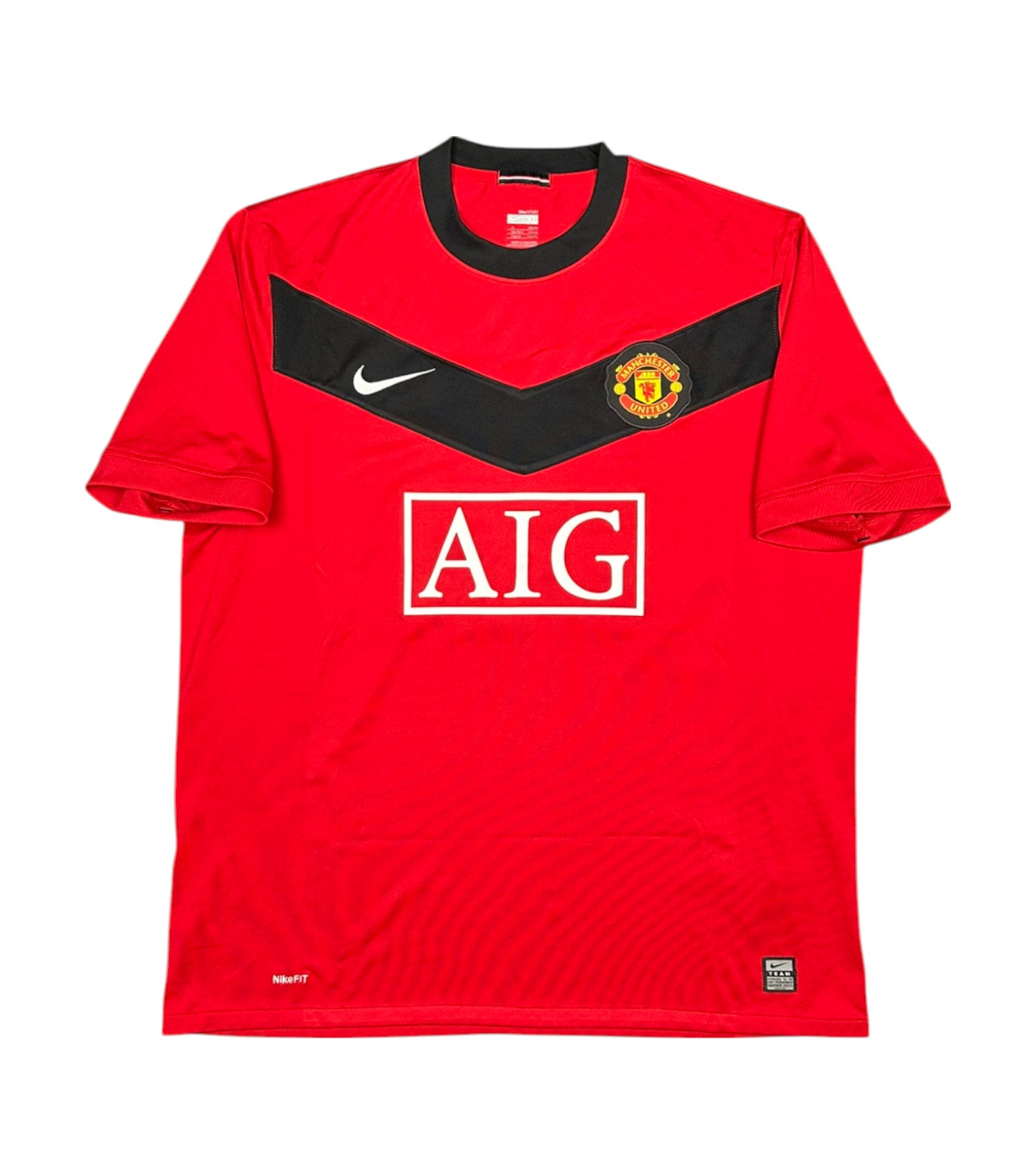 Manchester United 2009-10 "Vidic" Heim Trikot XL nike