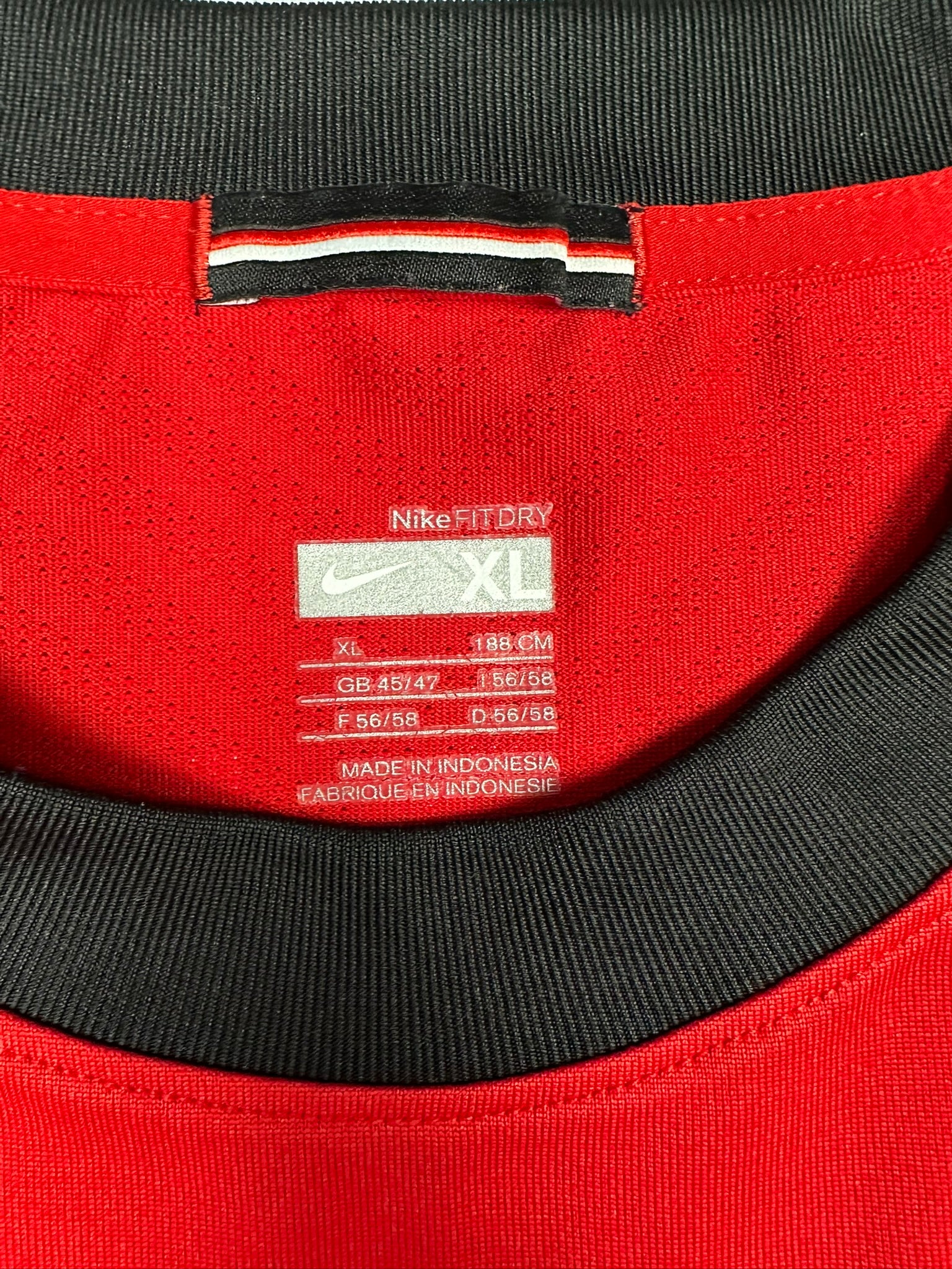 Manchester United 2009-10 "Vidic" Heim Trikot XL nike