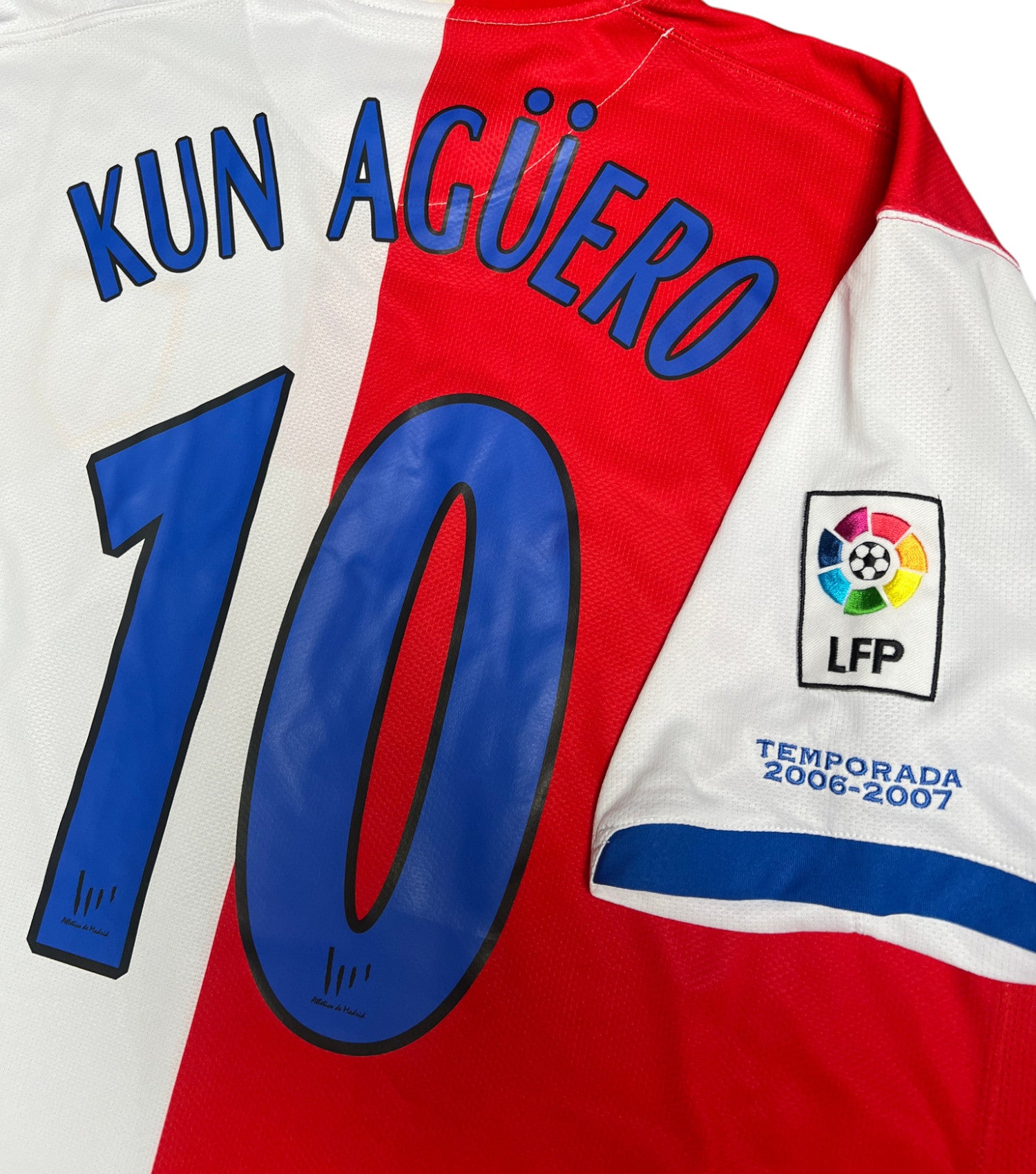 Atletico Madrid 2006-07 "Kun Agüero" Heim Trikot (XL) nike