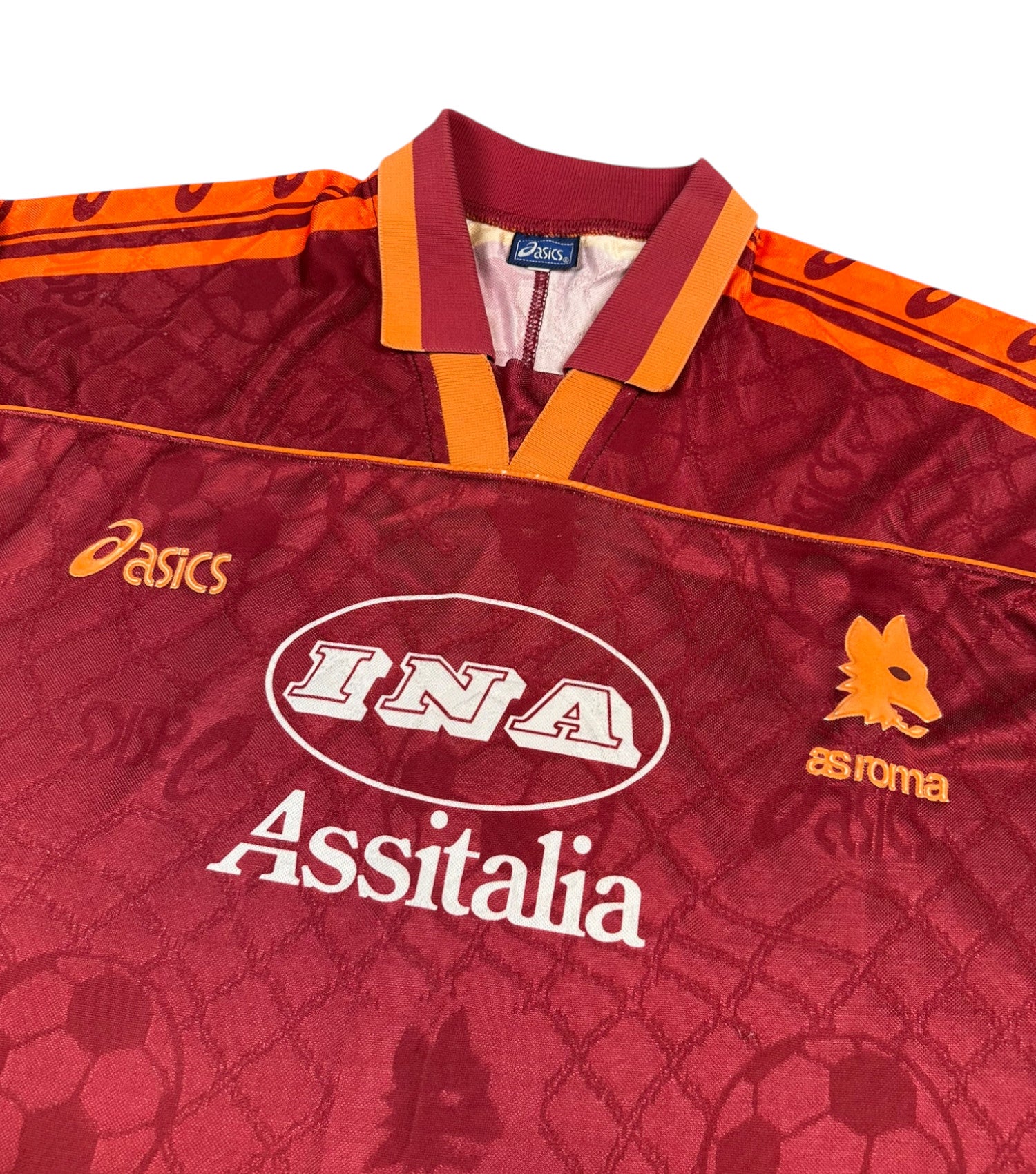 AS Rom 1995-96 Heim Trikot XL asics