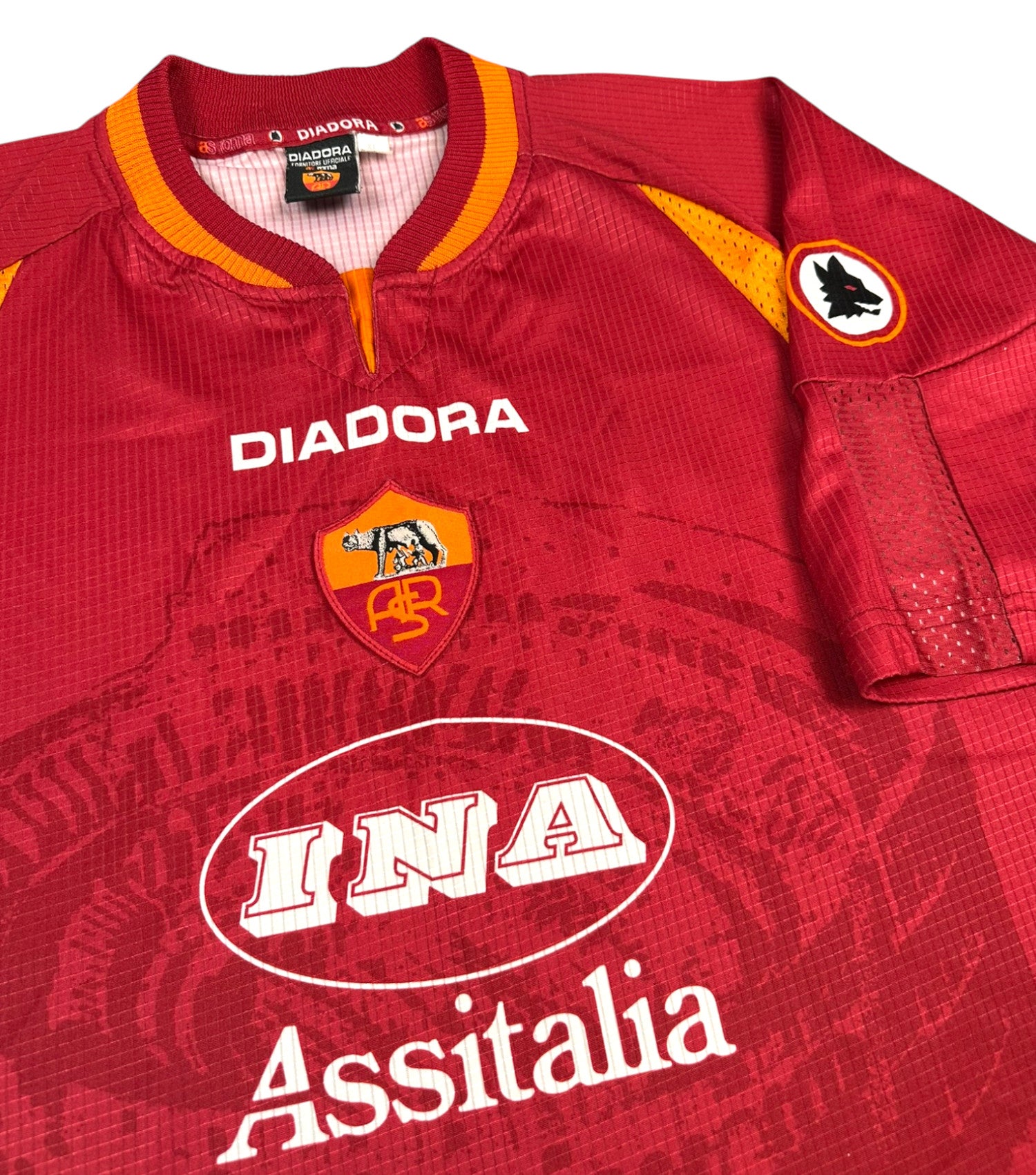 AS Rom 1997-98 Heim Trikot XL diadora