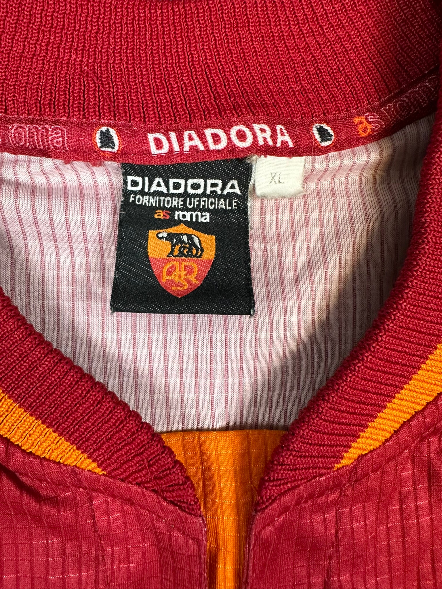 AS Rom 1997-98 Heim Trikot XL diadora